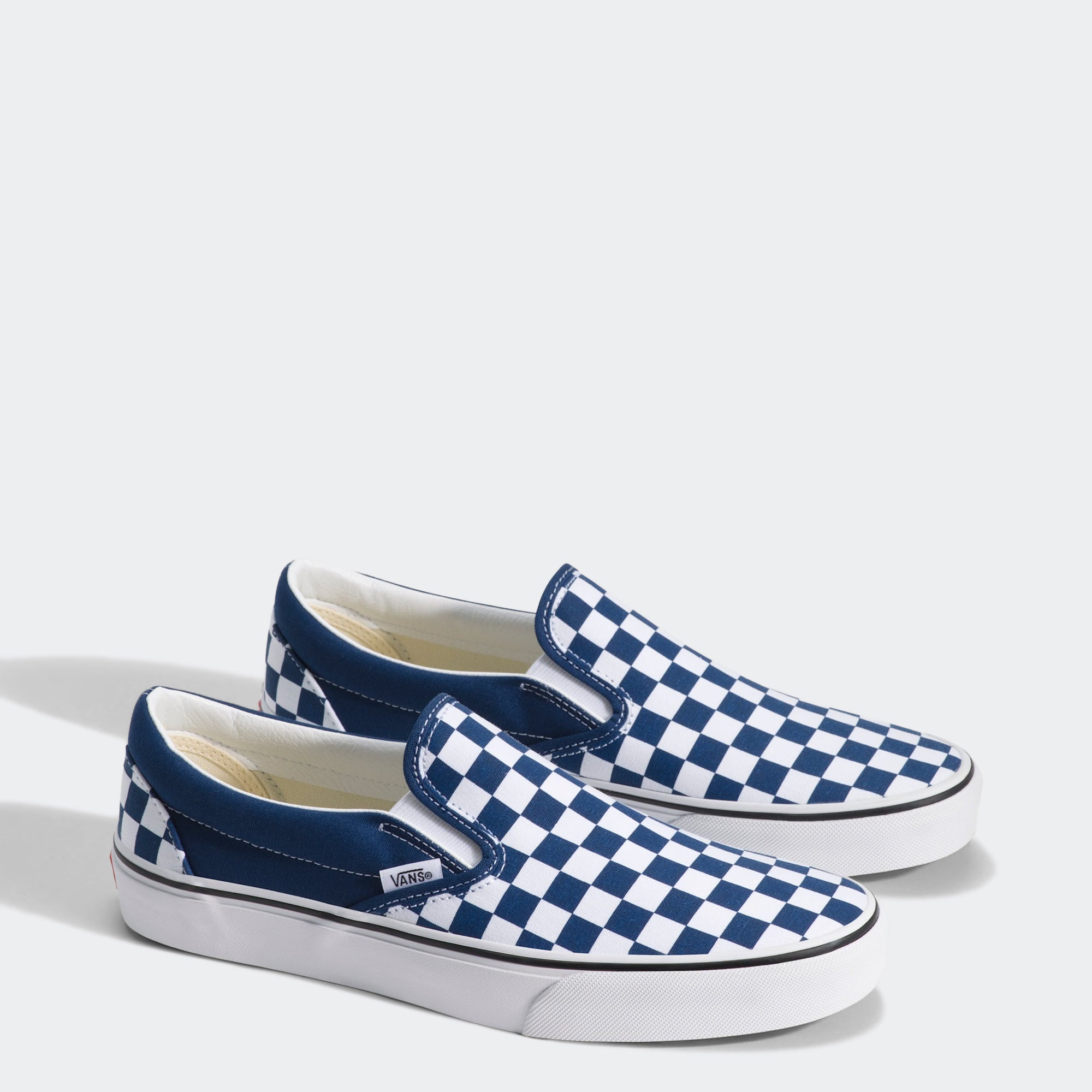 Men's Vans Classic Slip-On Shoes Deep Indigo Blue