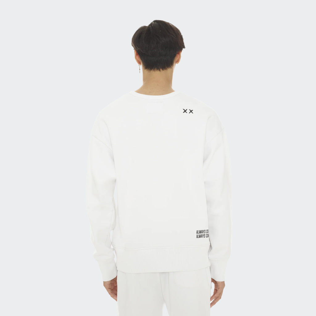 Men's Cult of Individuality Cult Logo Sweatshirt White