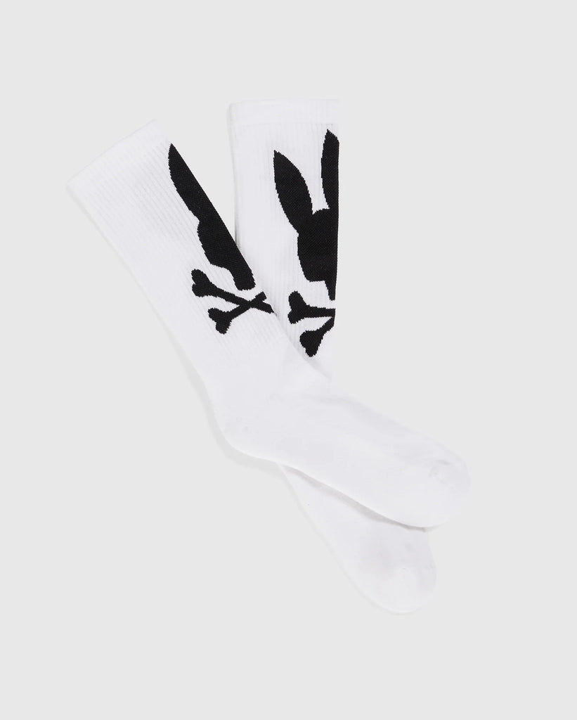 Men's Psycho Bunny Cleveland Socks White