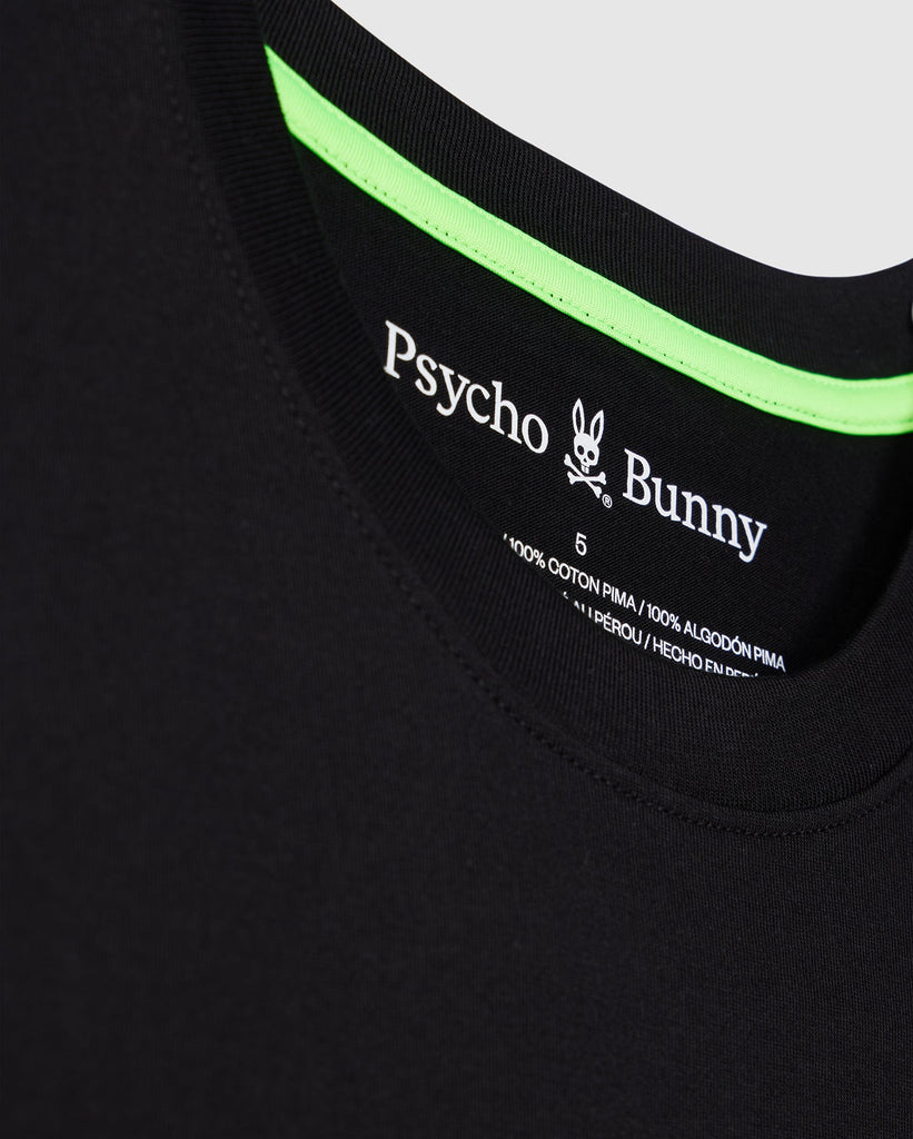 Men's Psycho Bunny Rodman Graphic Tee Black