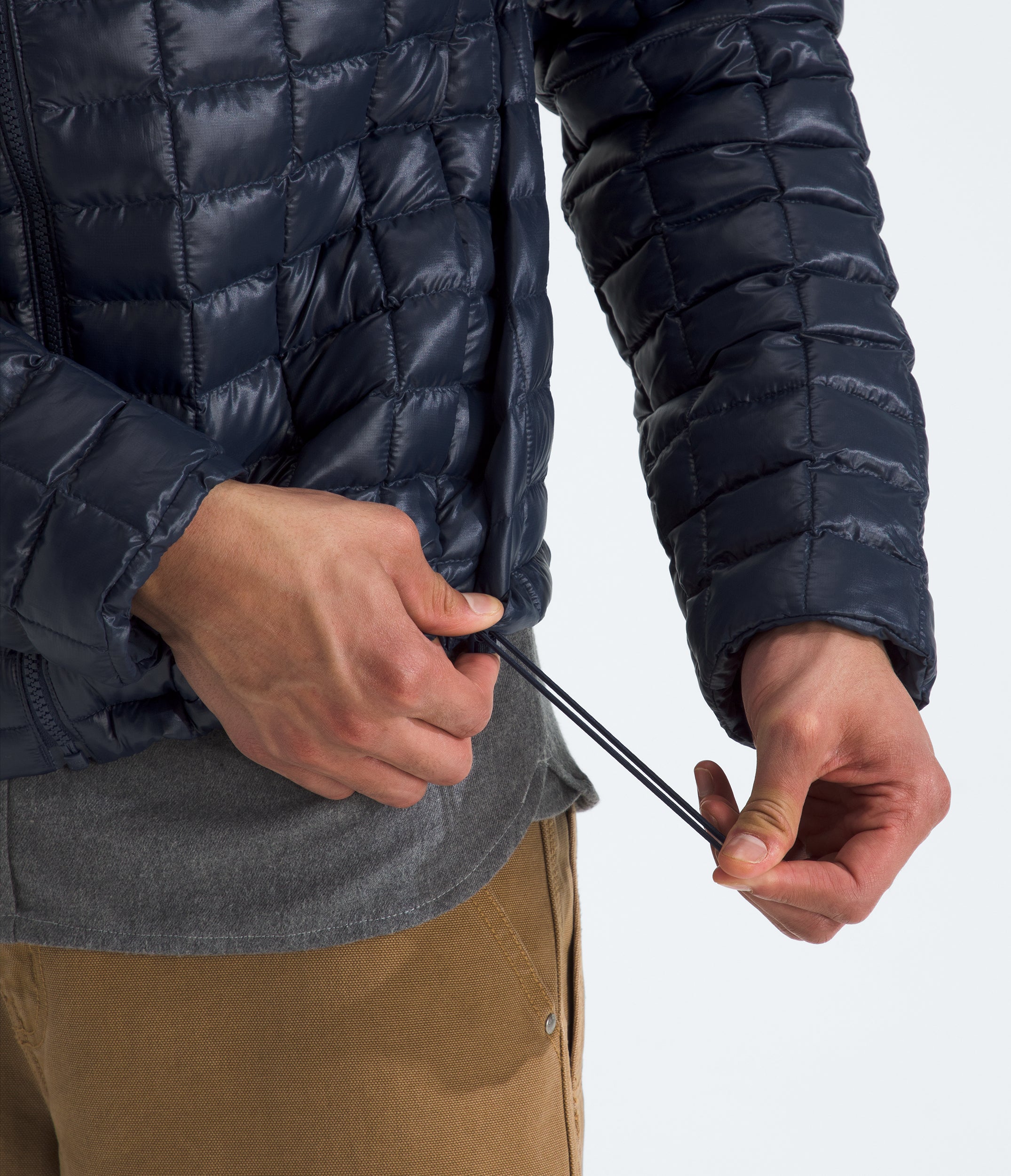 Men's The North Face Thermoball Hooded Jacket Summit Navy