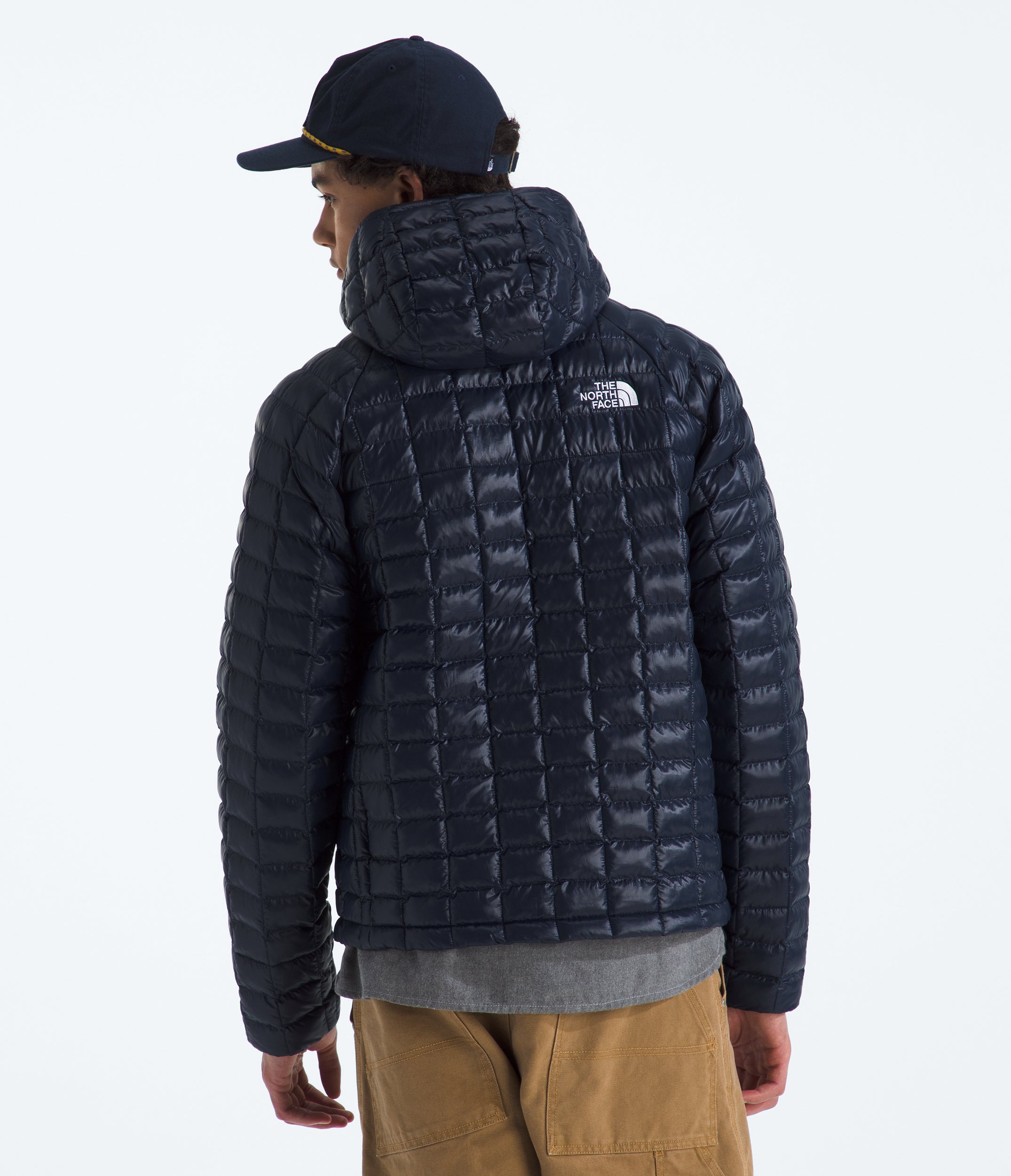 Men's The North Face Thermoball Hooded Jacket Summit Navy