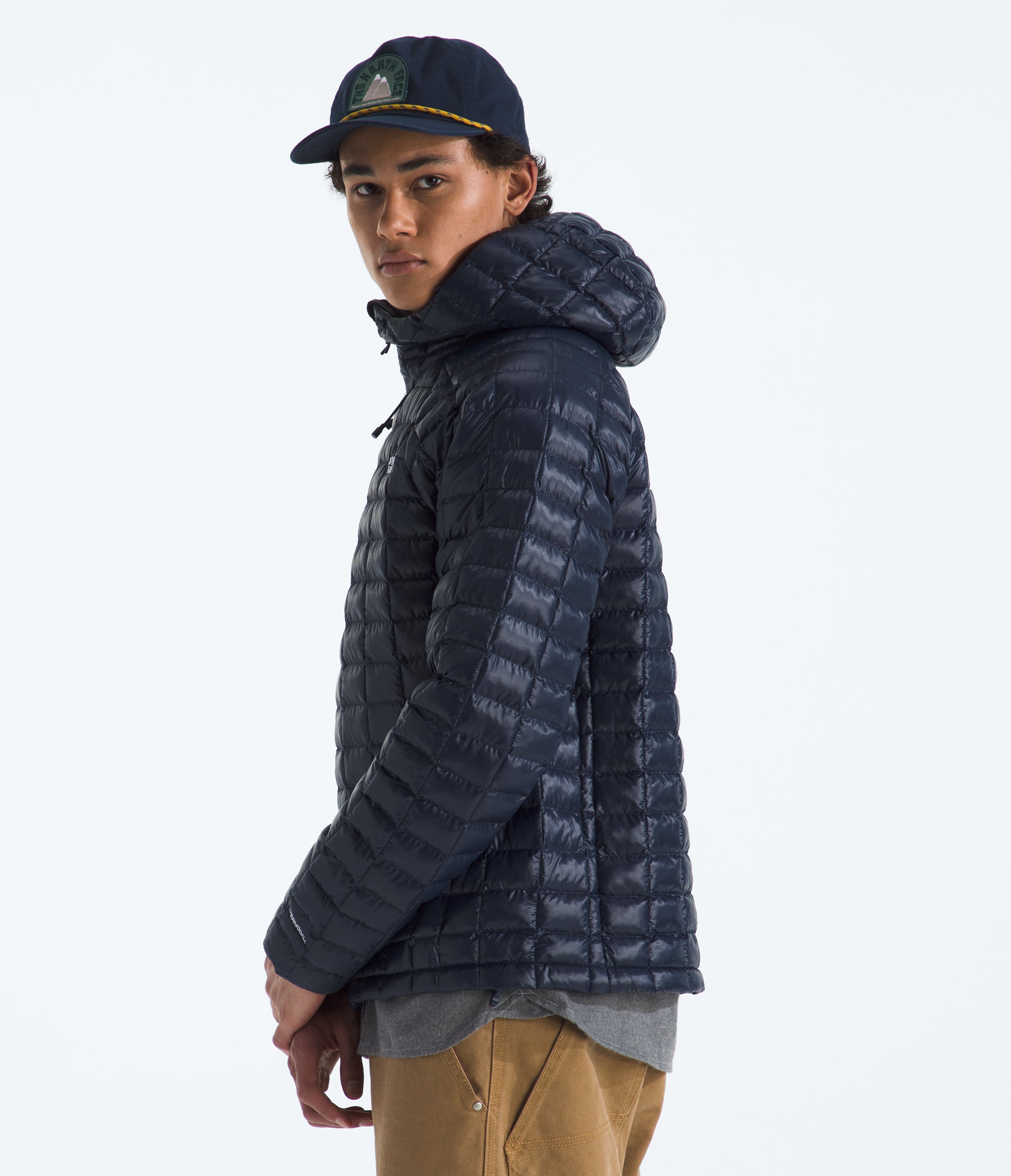 Men's North Face Thermoball Hooded Jacket Navy | Chicago City Sports