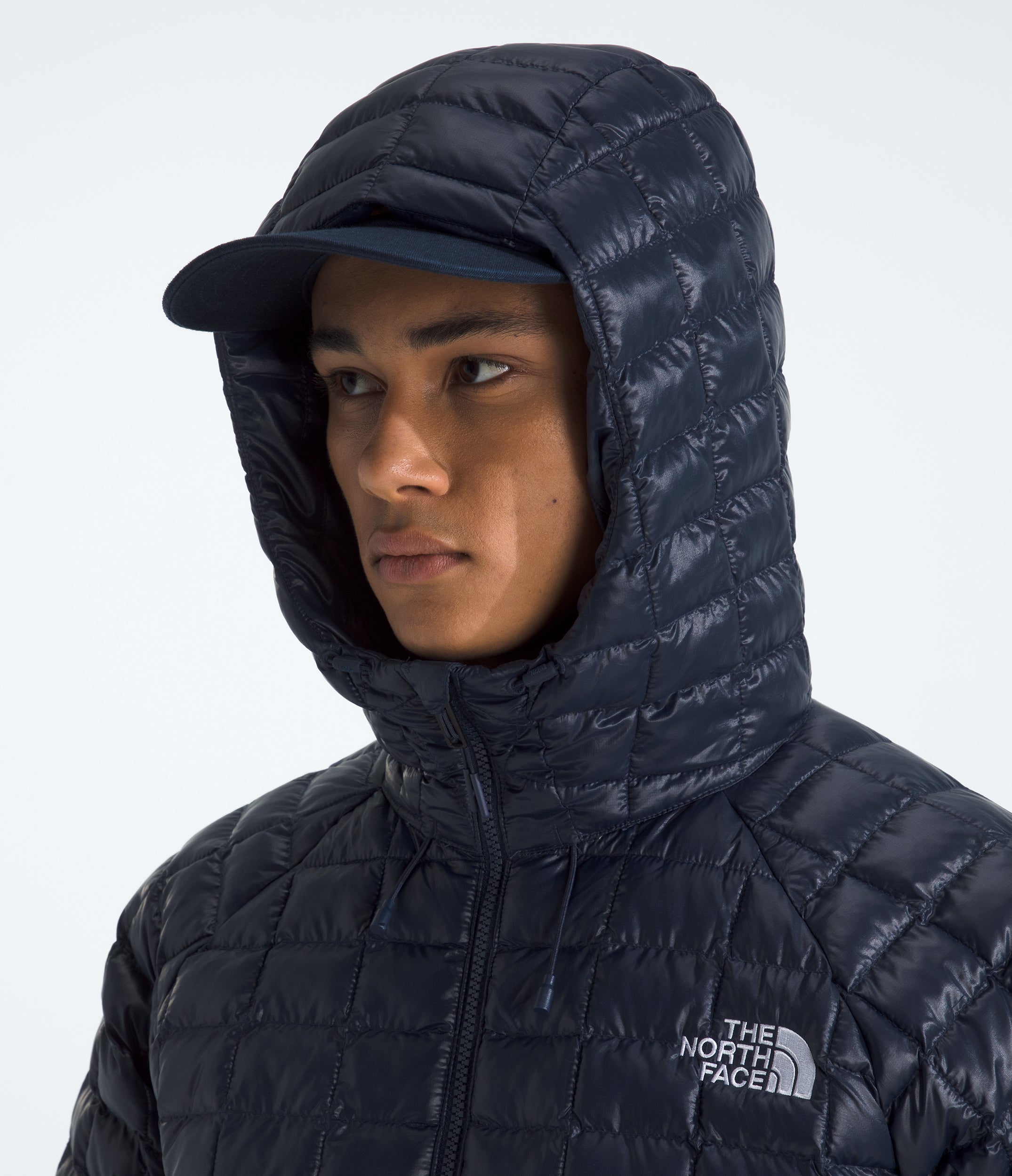 Men's North Face Thermoball Hooded Jacket Navy | Chicago City Sports