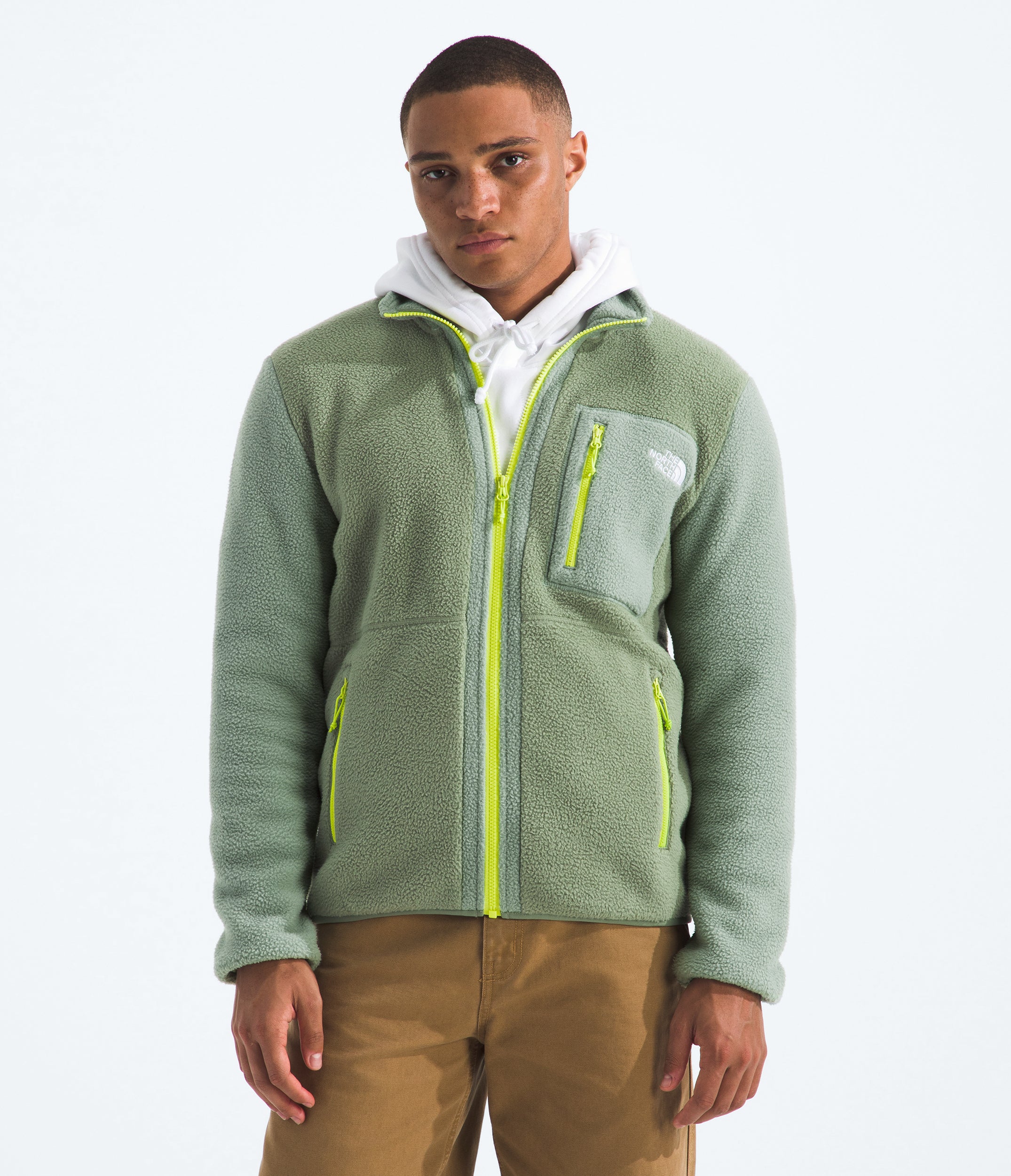 Men's The North Face Yumiori Full-Zip Bark Mist | Chicago