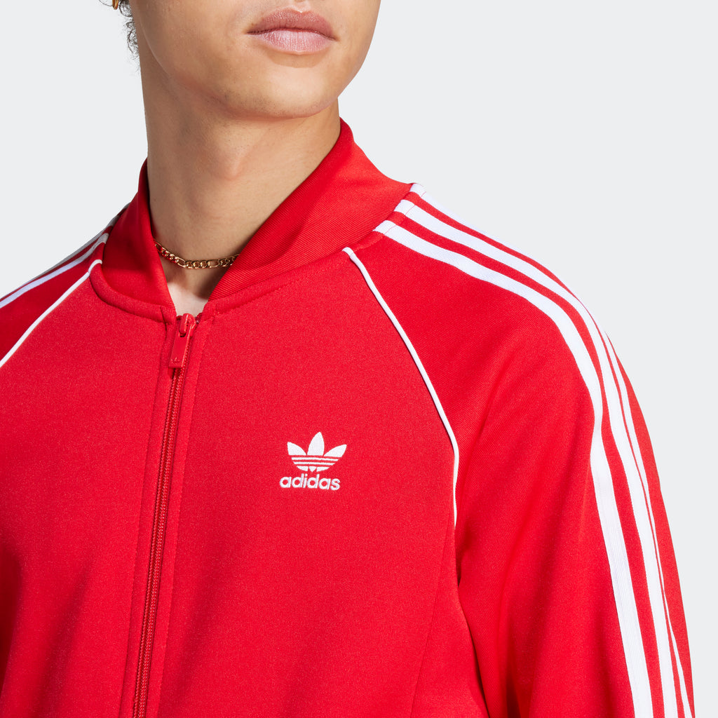 Men's adidas Originals Adicolor Classics SST Track Jacket Better Scarlet