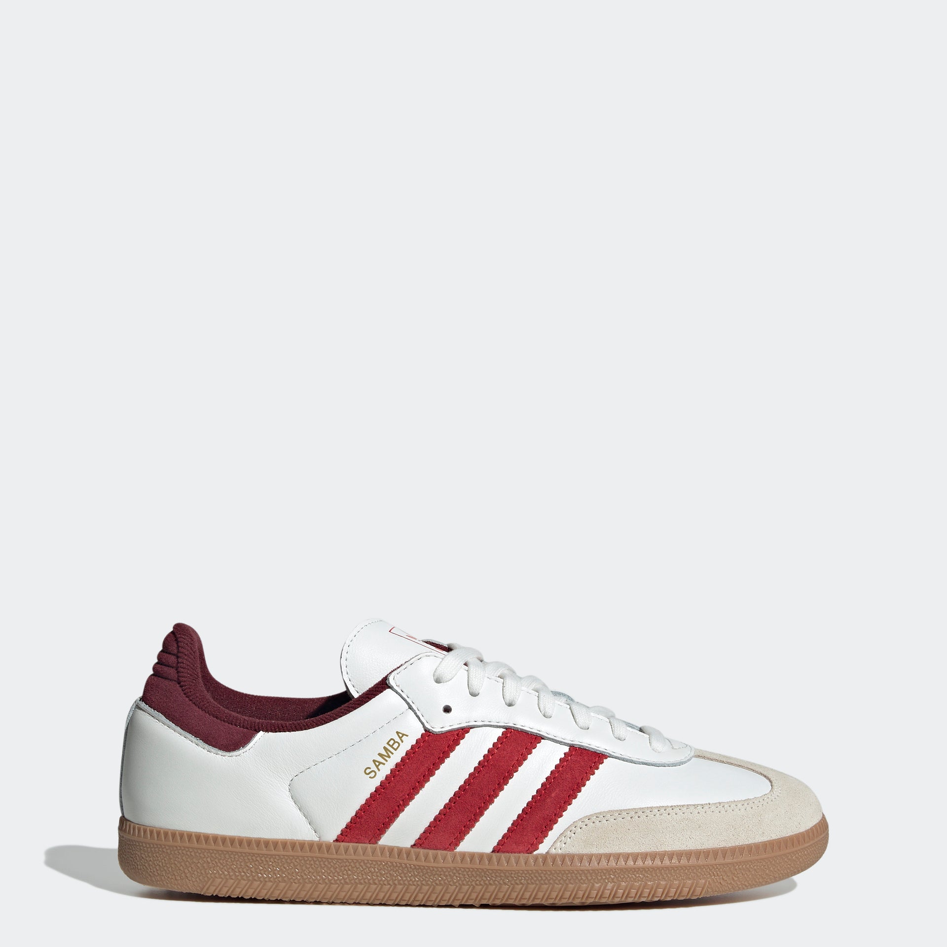 Men's adidas Originals Samba OG Shoes Core White / Better Scarlet / Shadow  Red