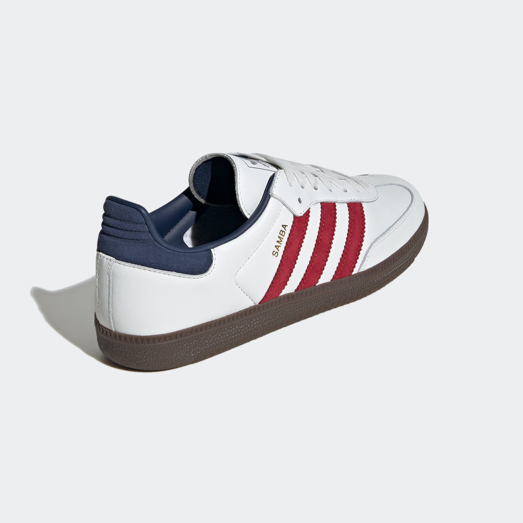 Men's adidas Originals Samba OG Shoes White Team Victory Red