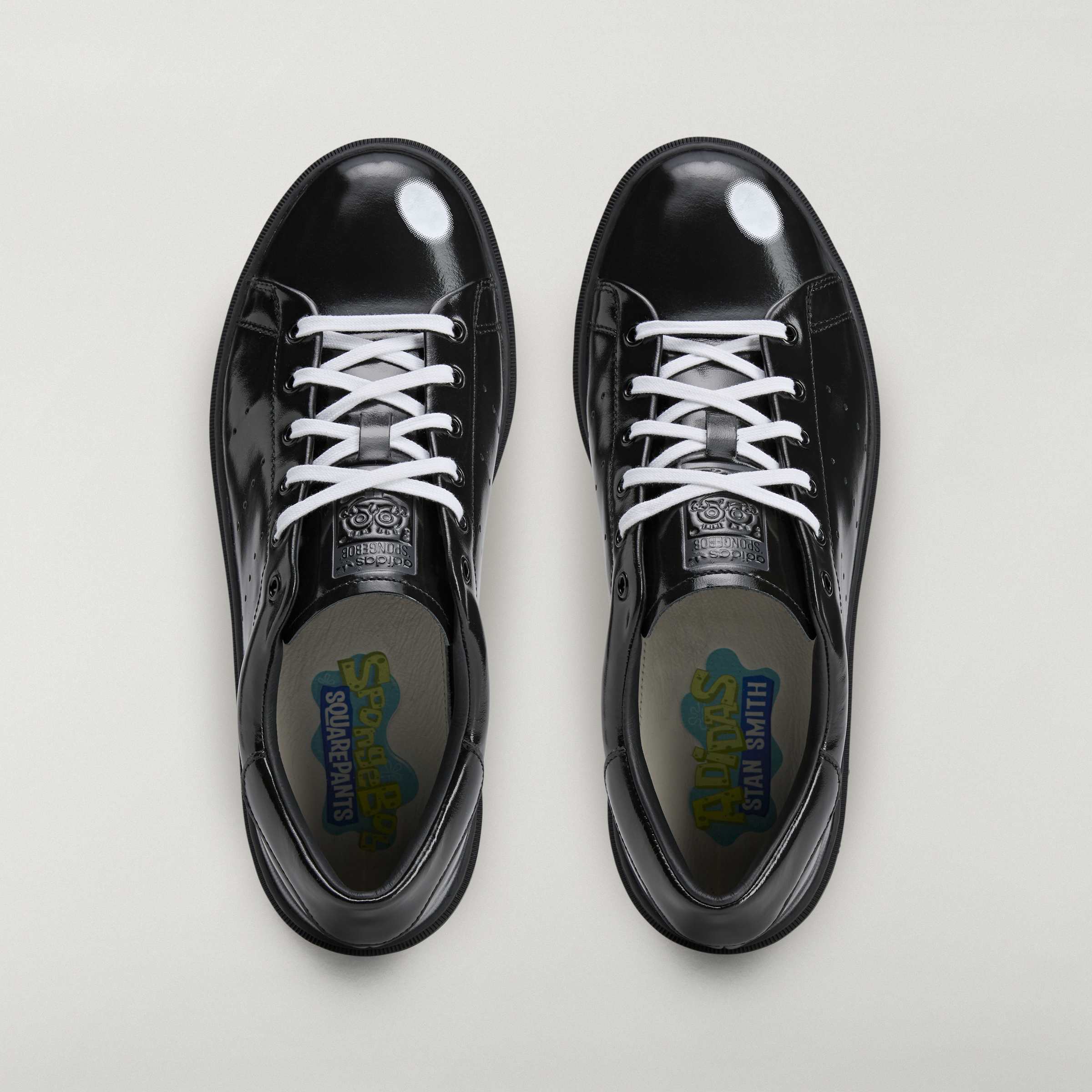 Men's adidas Originals Stan Smith Freizeit x Spongebob Shoes Core Black