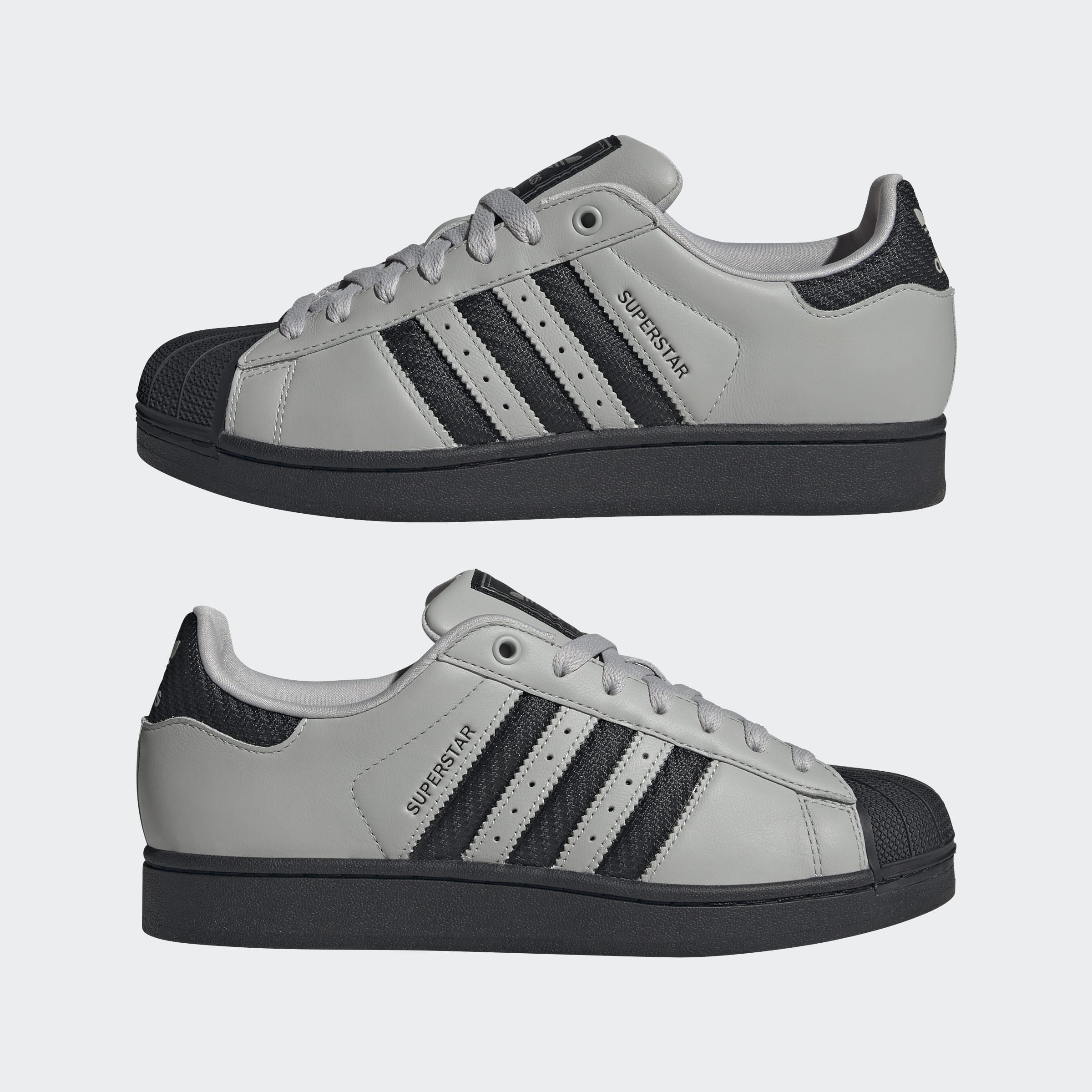 Men's adidas Originals Superstar II Shoes Grey / Black