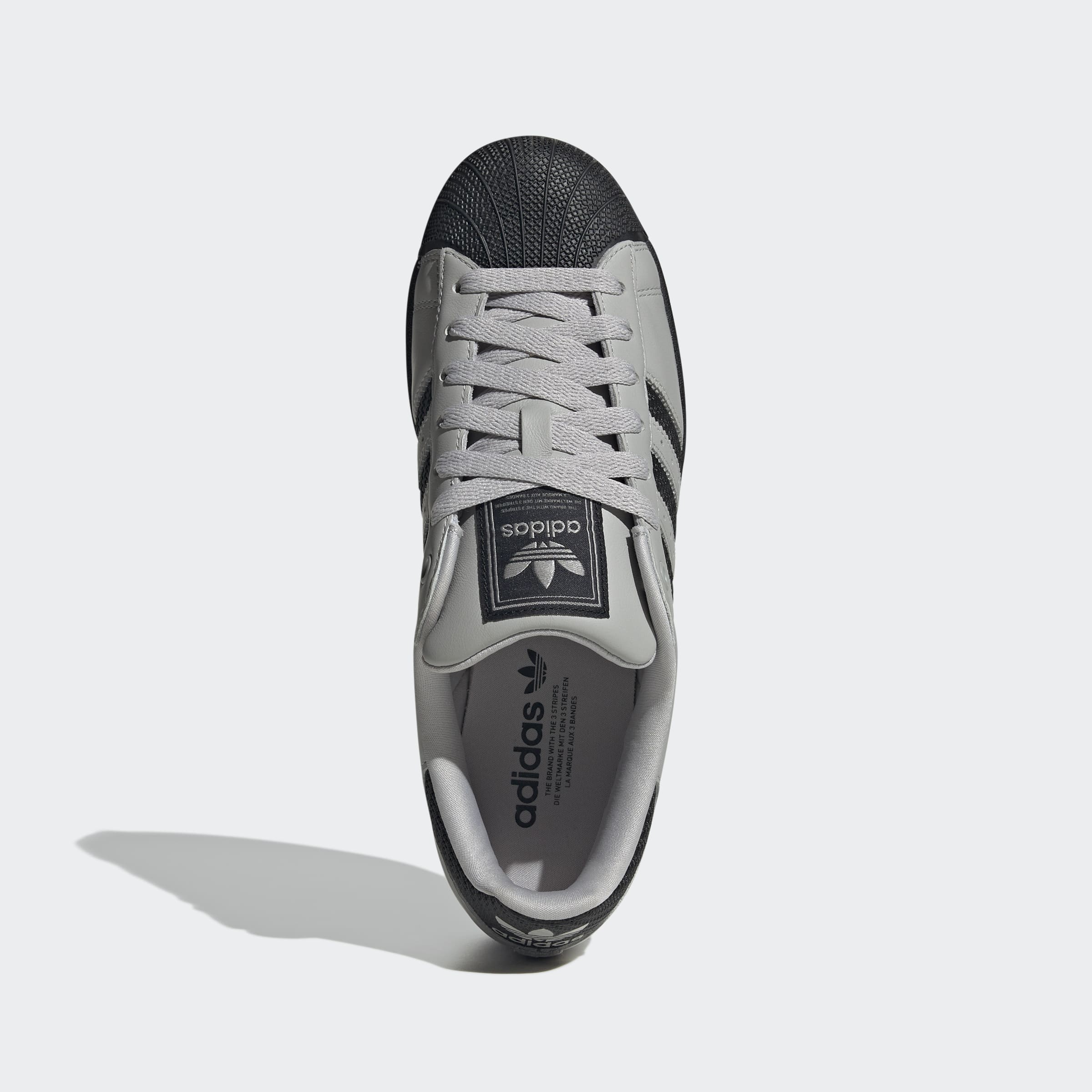 adidas Men's Superstar II Shoes, Size 9, Grey/Black/Iron Met adidas Men's Superstar II Shoes, Size 9, Grey/Black/Iron Met