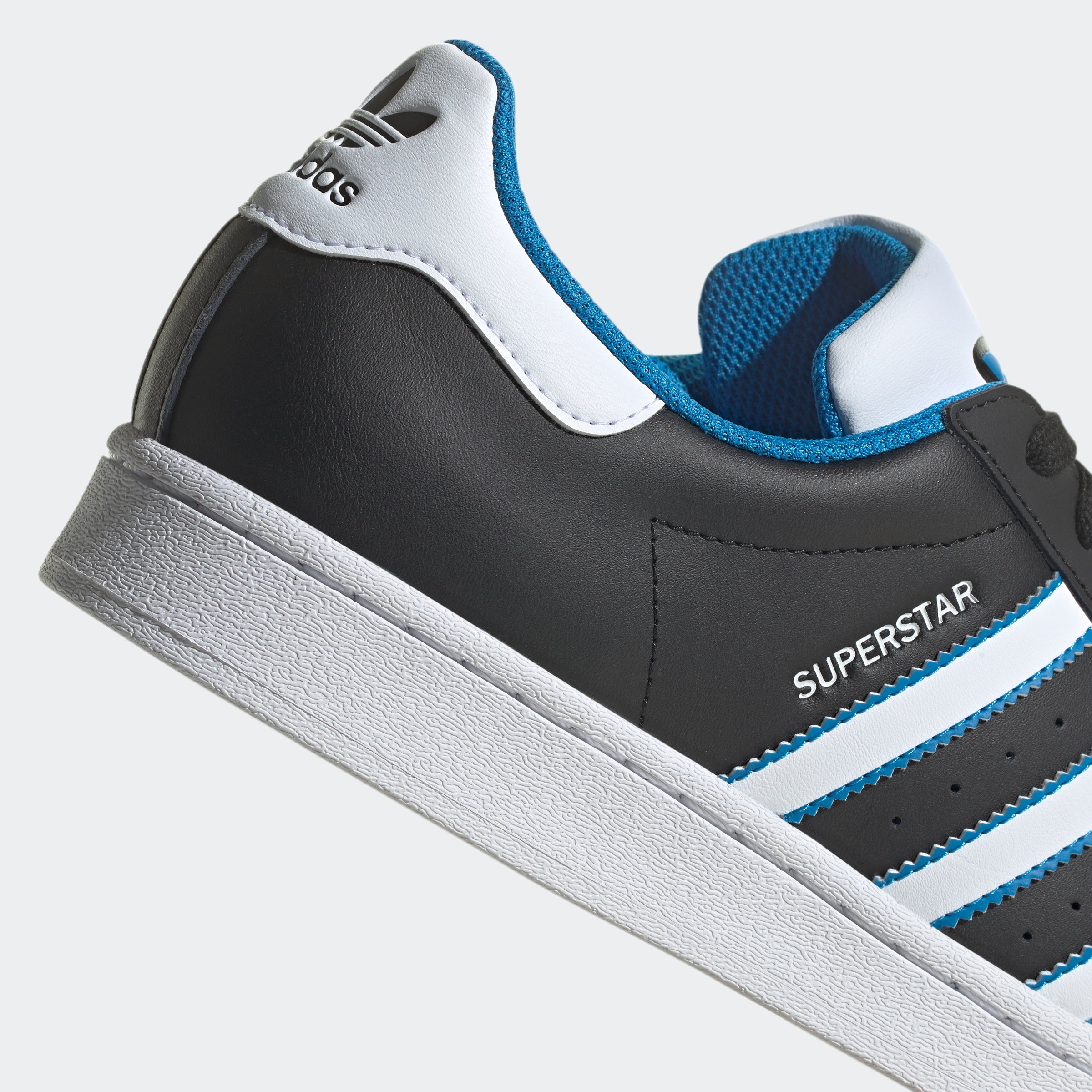 adidas Superstar Shoes Black/White/Blue ID4672