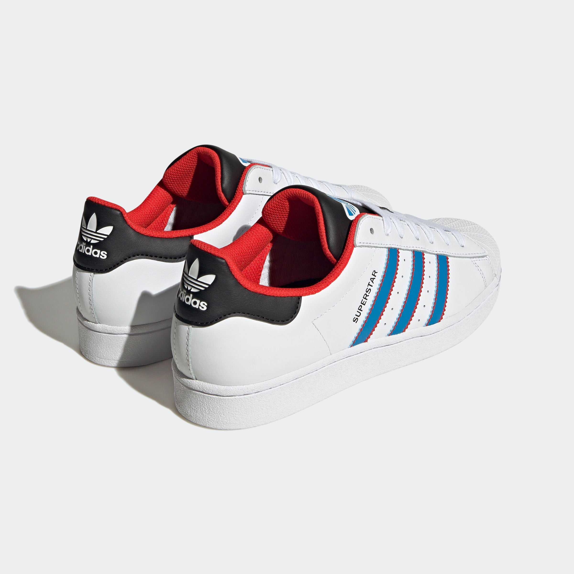Adidas superstar navy red white Clearance