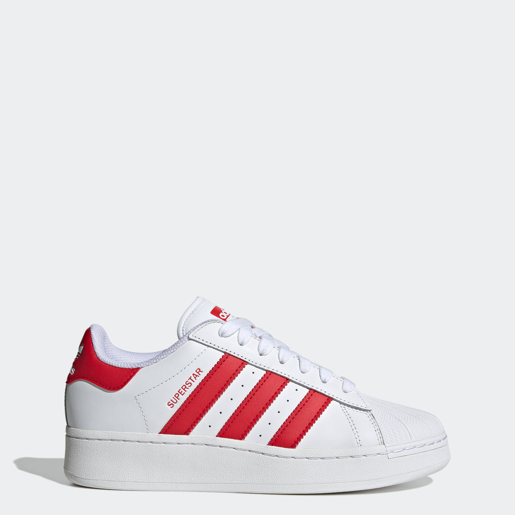 adidas Superstar Shoes White Scarlet IF8067 | Chicago City Sports
