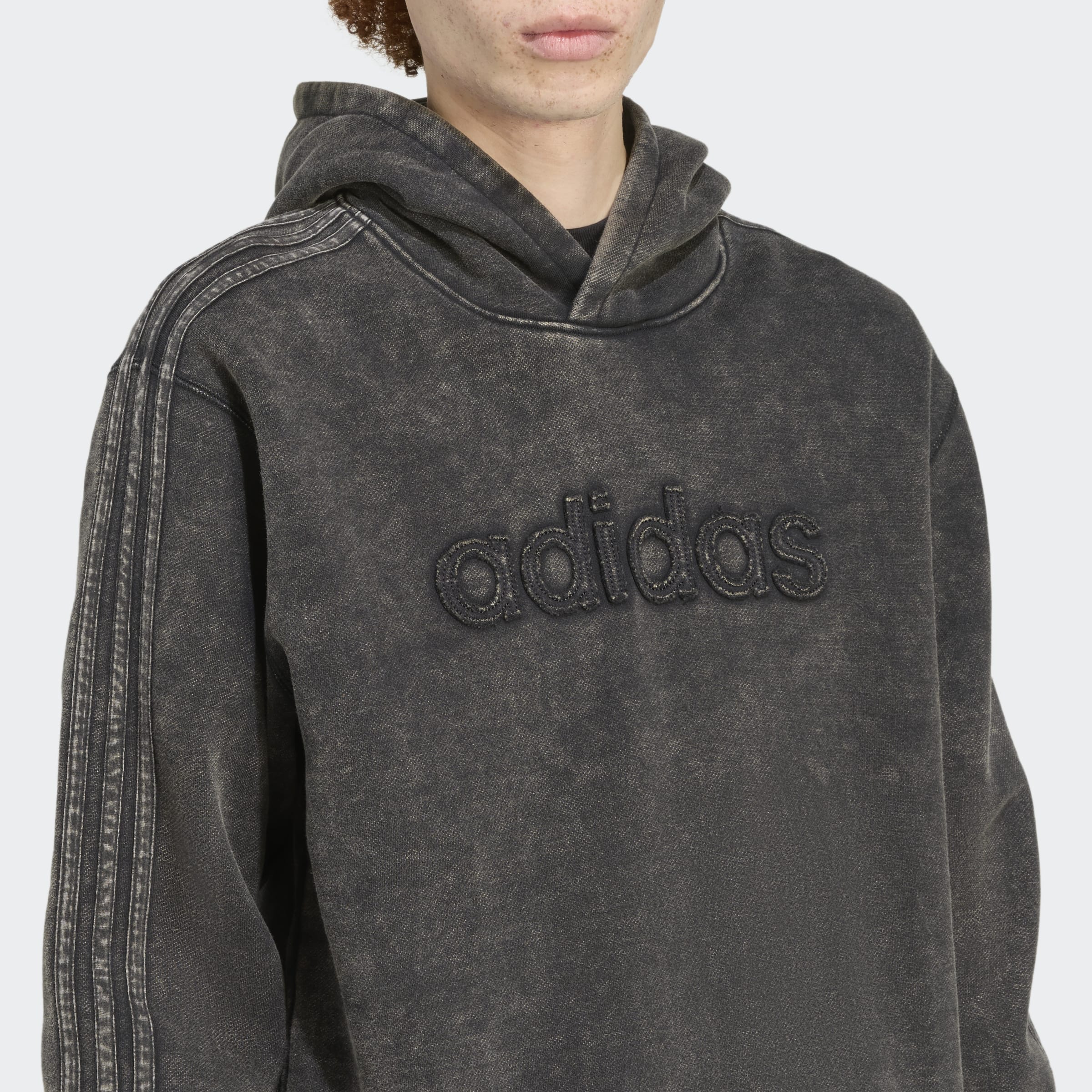 Men's adidas Originals Washed Hoodie Black