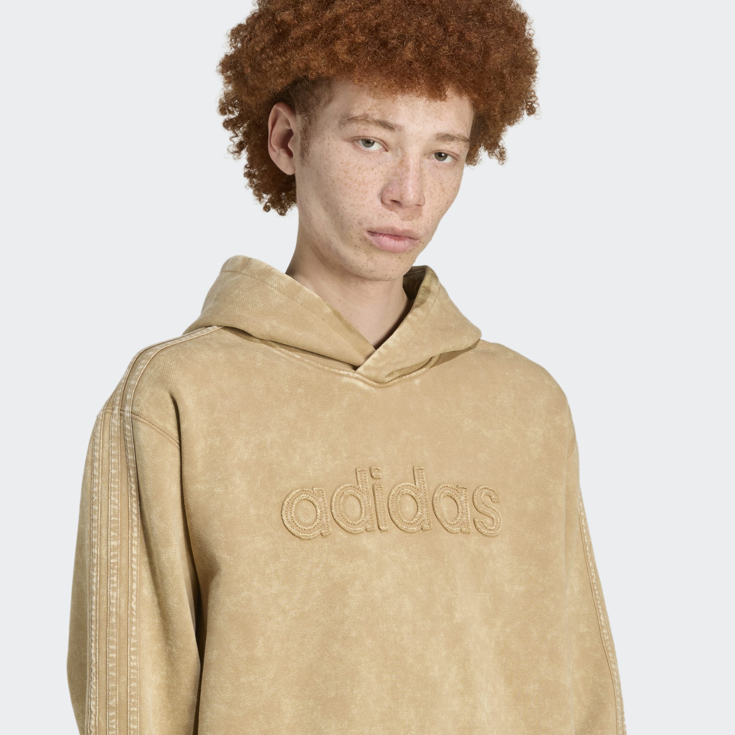 Men's adidas Originals Washed Hoodie Cardboard | Chicago City Sports