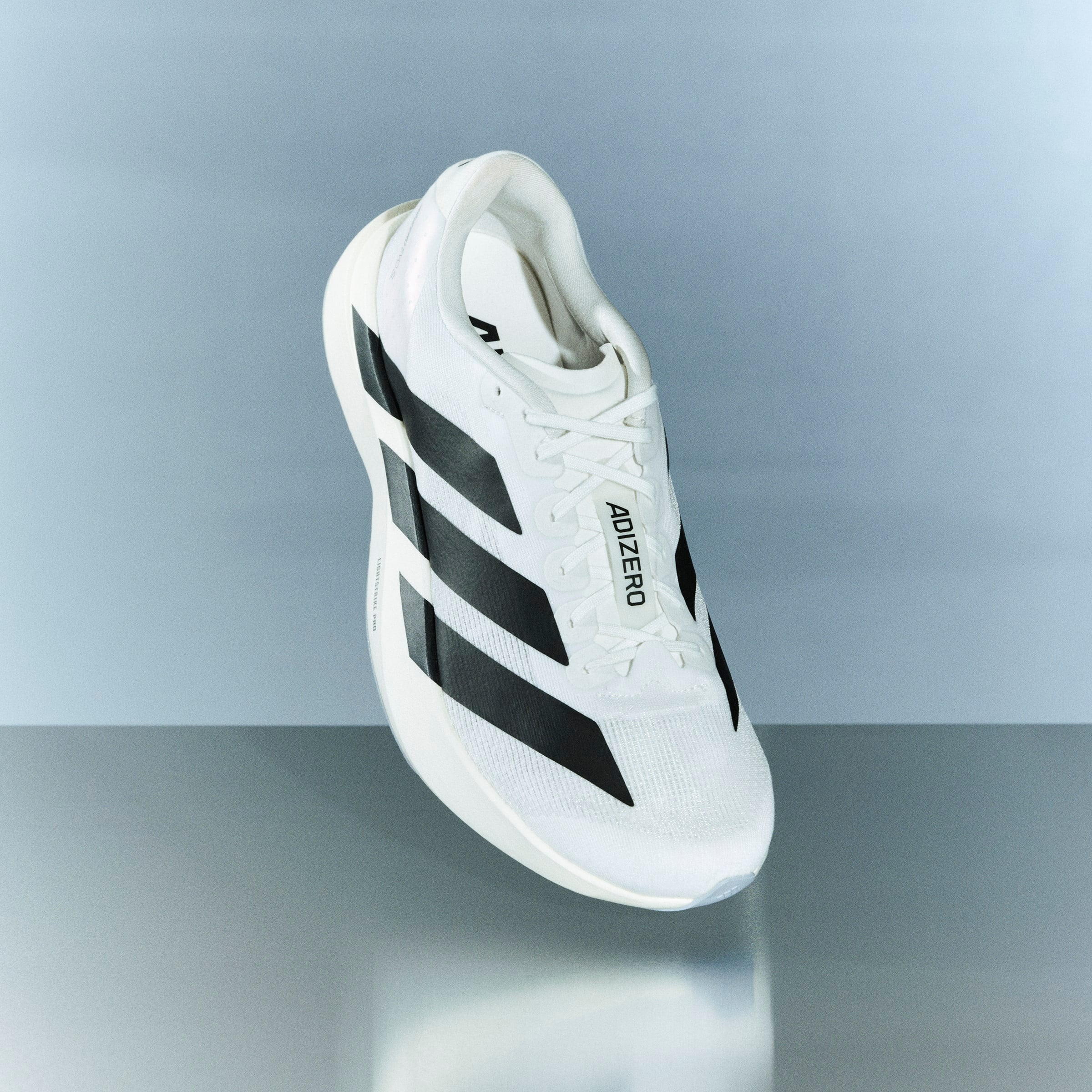 Men's adidas Running Adizero Evo SL Shoes Cloud White / Core Black / Cloud White