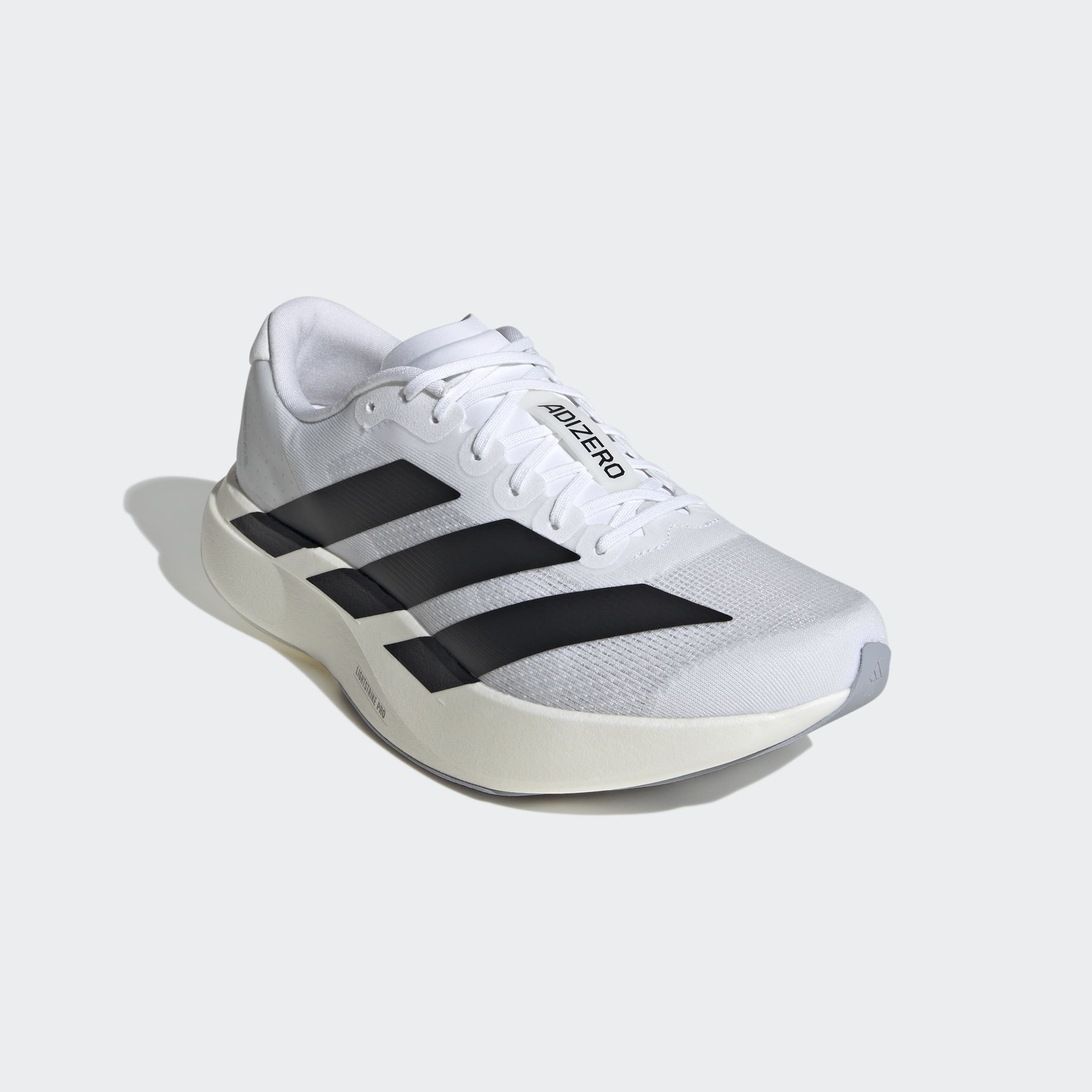 Men's adidas Running Adizero Evo SL Shoes Cloud White / Core Black / Cloud White