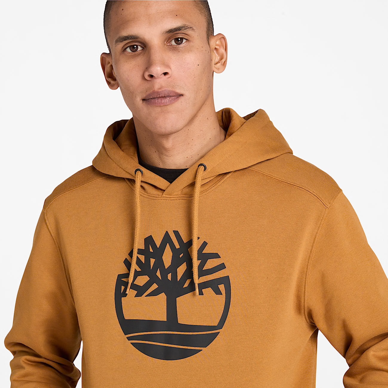 Men's Timberland Tree Logo Hoodie Wheat