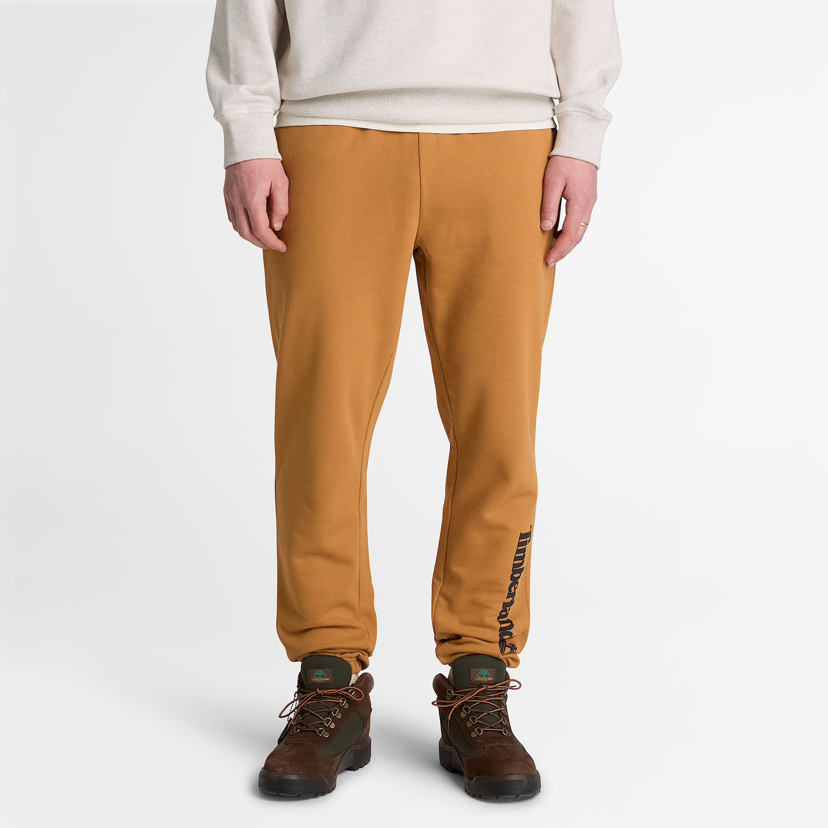 Men's Timberland Northwood Linear Logo Sweatpant Wheat