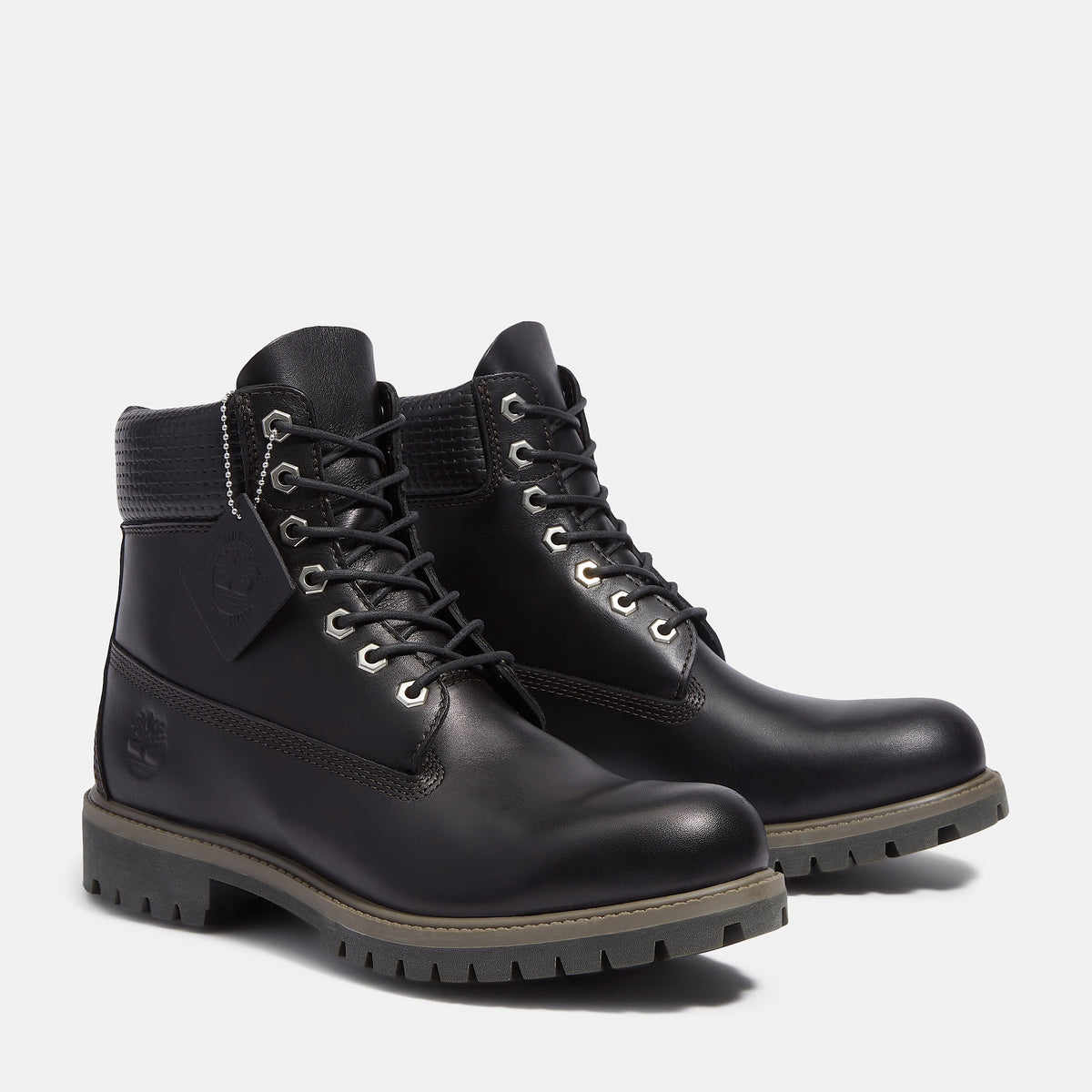 Men's Timberland Premium 6-Inch Waterproof Boot Black Full Grain