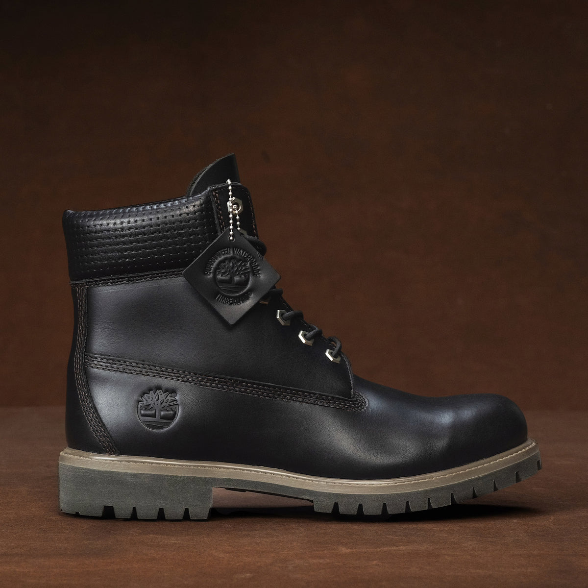 Men's Timberland Premium 6-Inch Waterproof Boot Black Full Grain