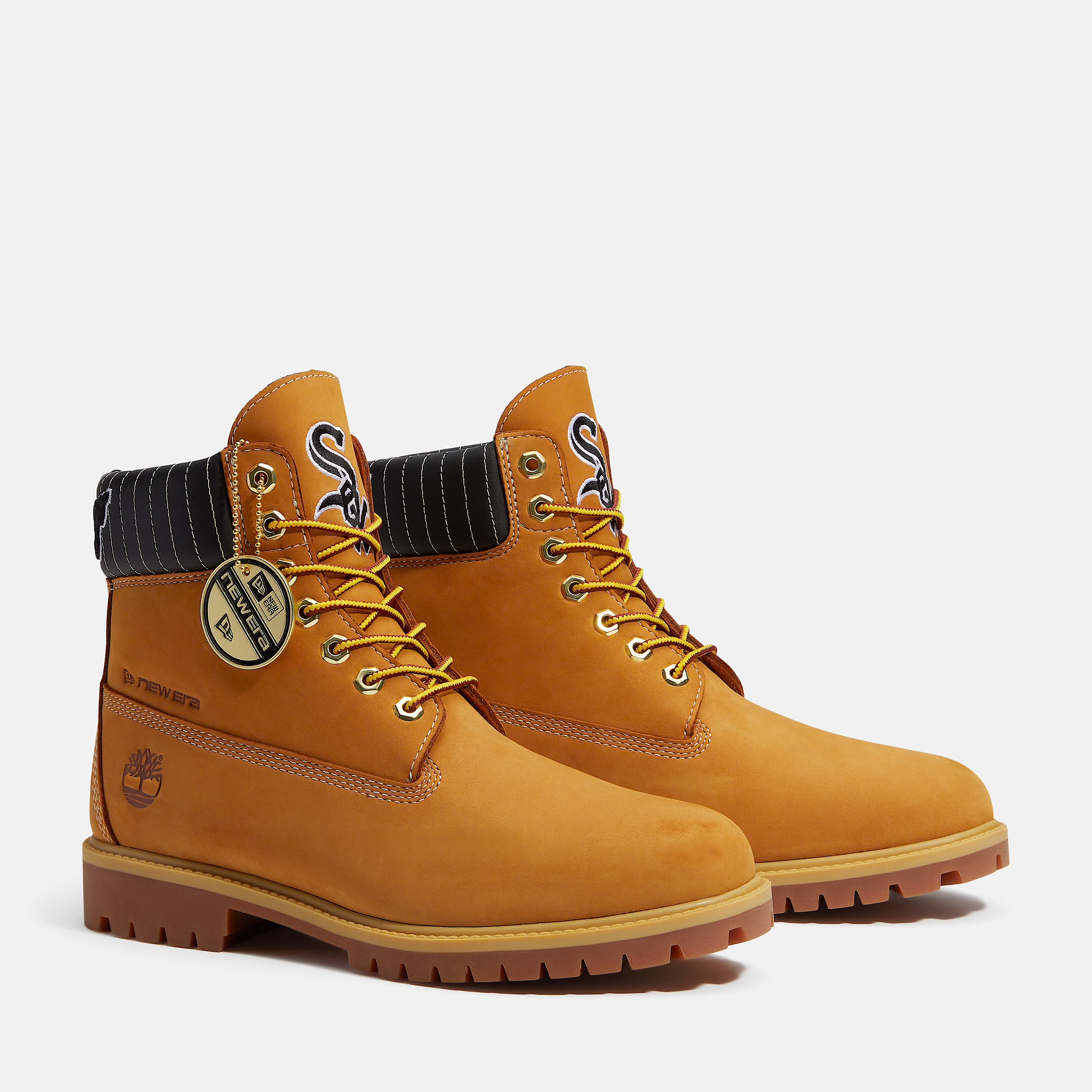 Men's Timberland x New Era White Sox 6-Inch Waterproof Boots Wheat