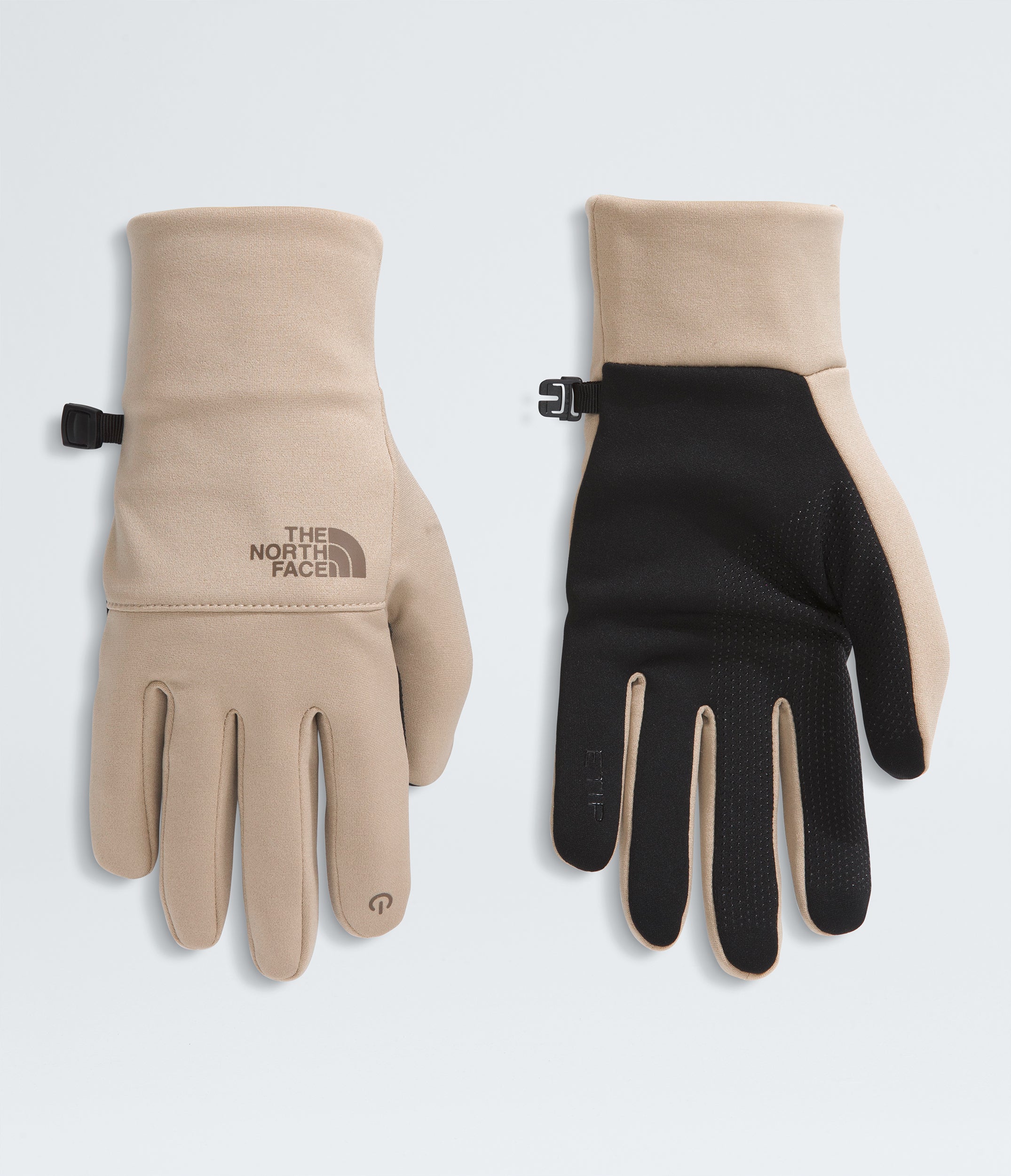 The North Face Etip Recycled Gloves Mushroom Grey