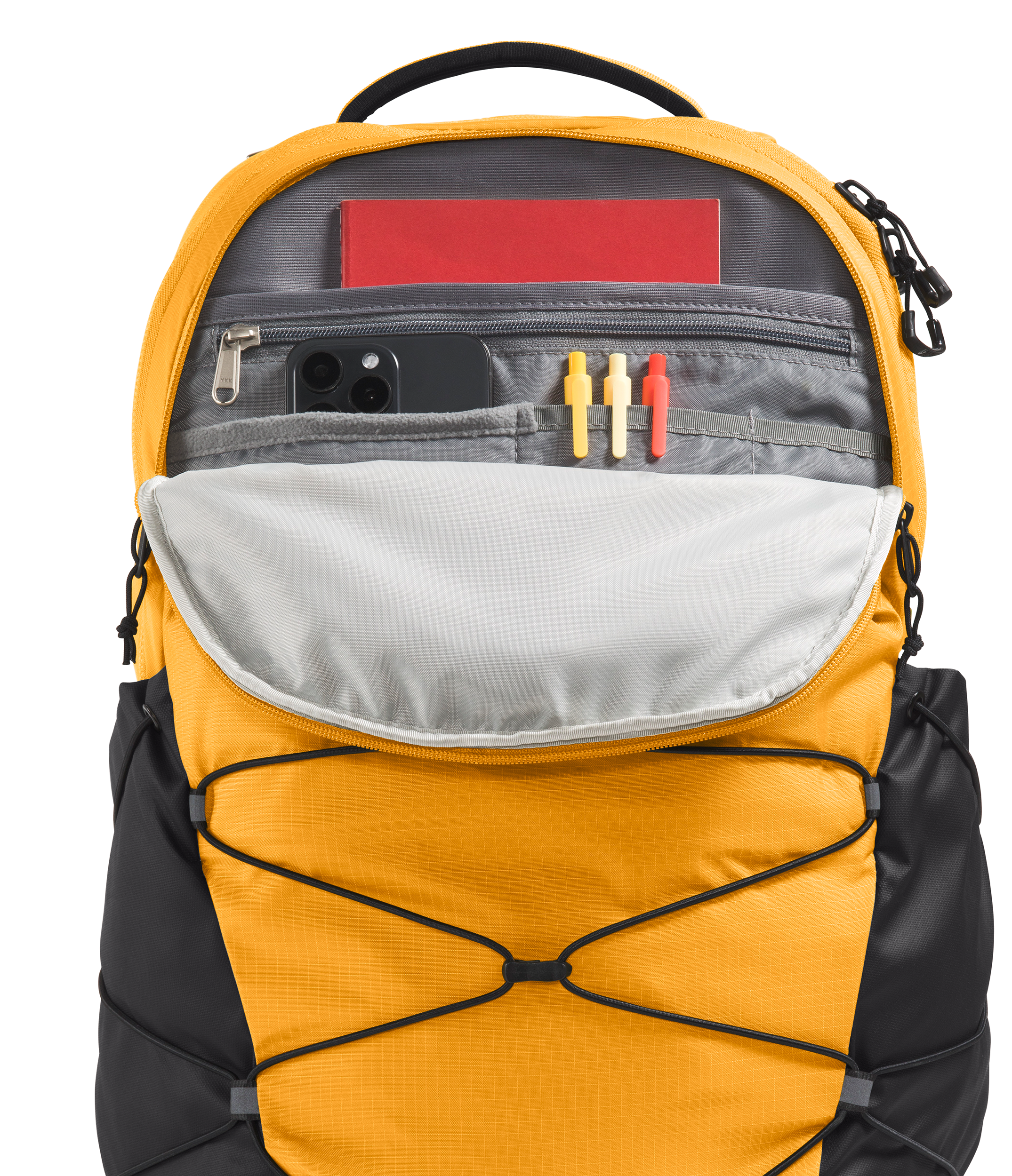 The North Face Borealis Backpack Summit Gold / TNF Black / TNF White