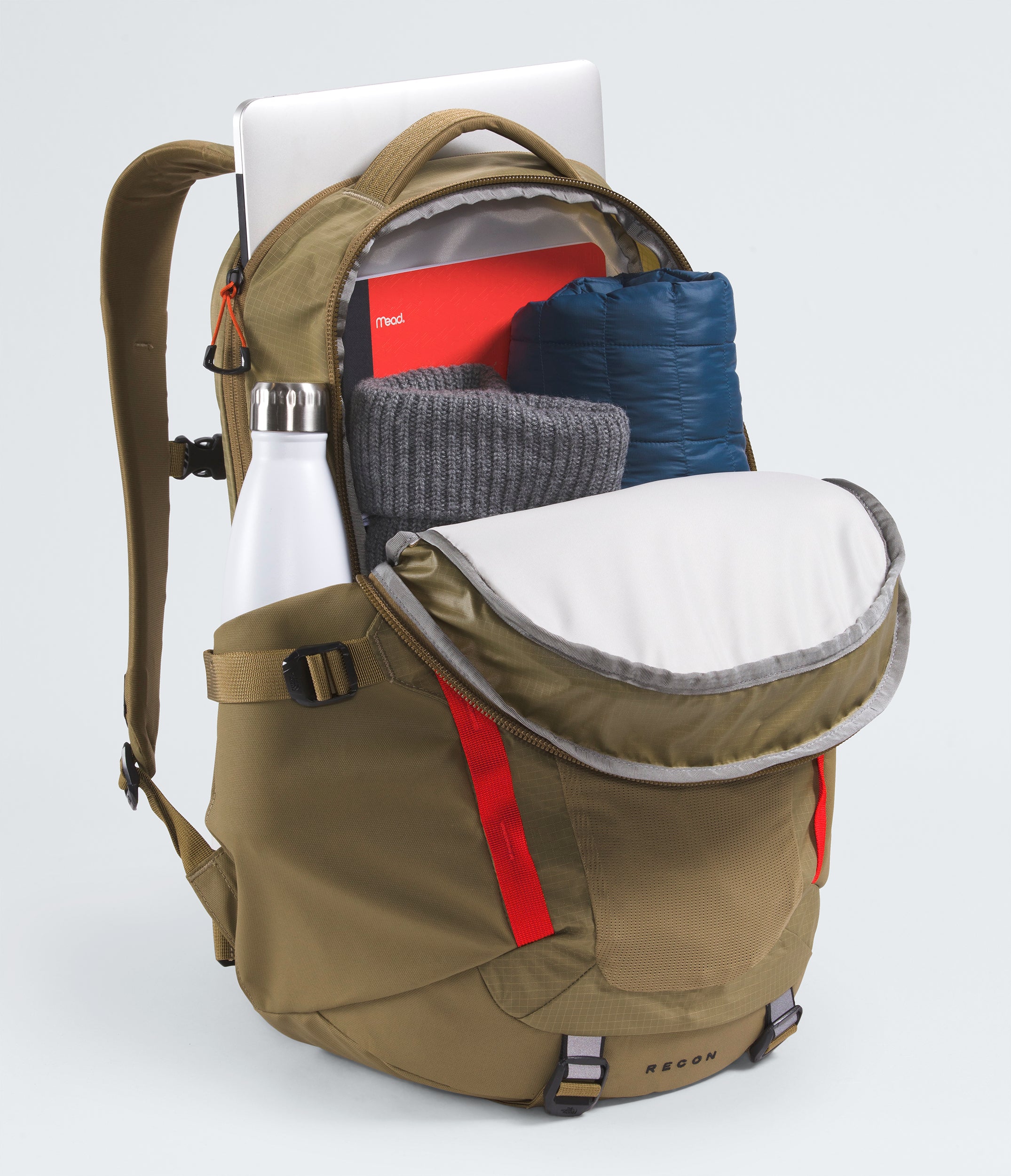 The North Face Recon Backpack Cedar / Lava Red