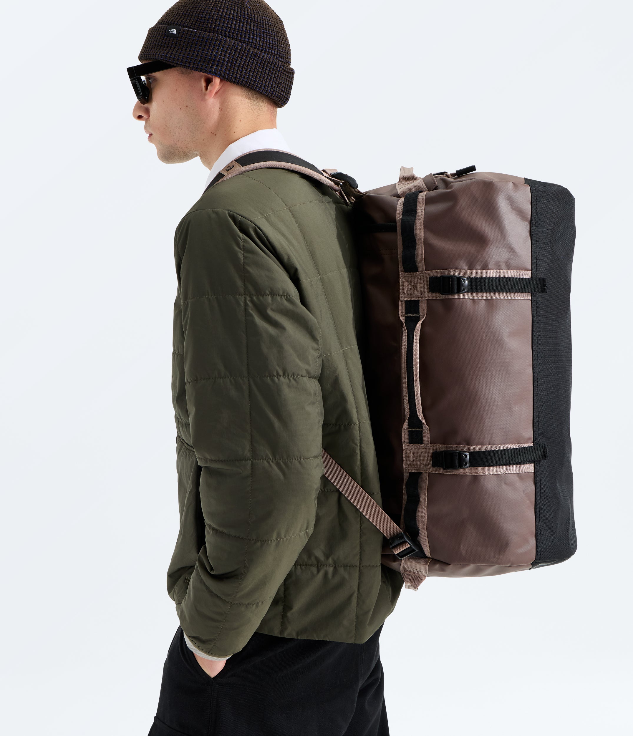 The North Face Base Camp Duffel Bag Smokey Brown | Chicago City Sports
