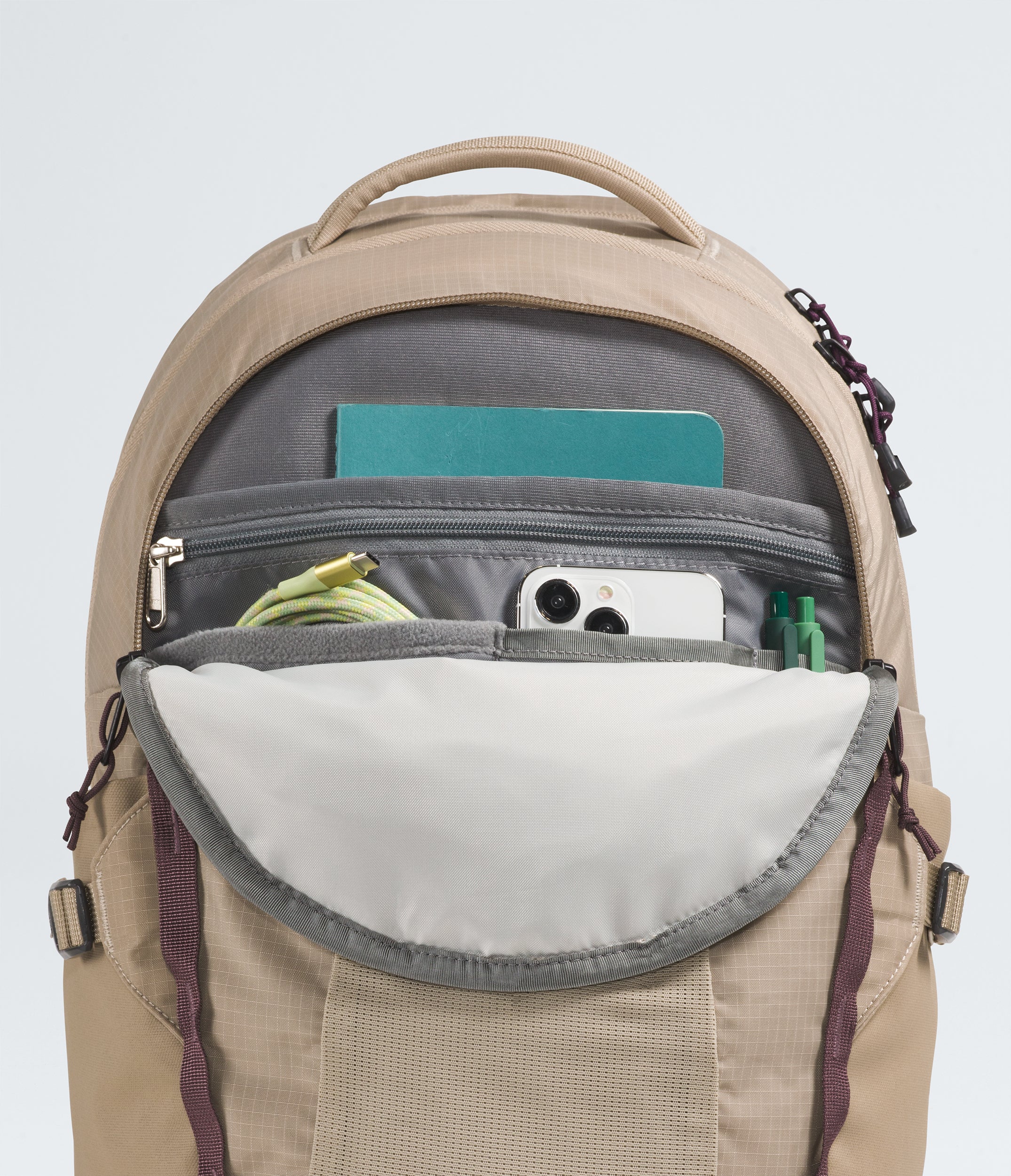 Women's The North Face Recon Backpack Mushroom Grey