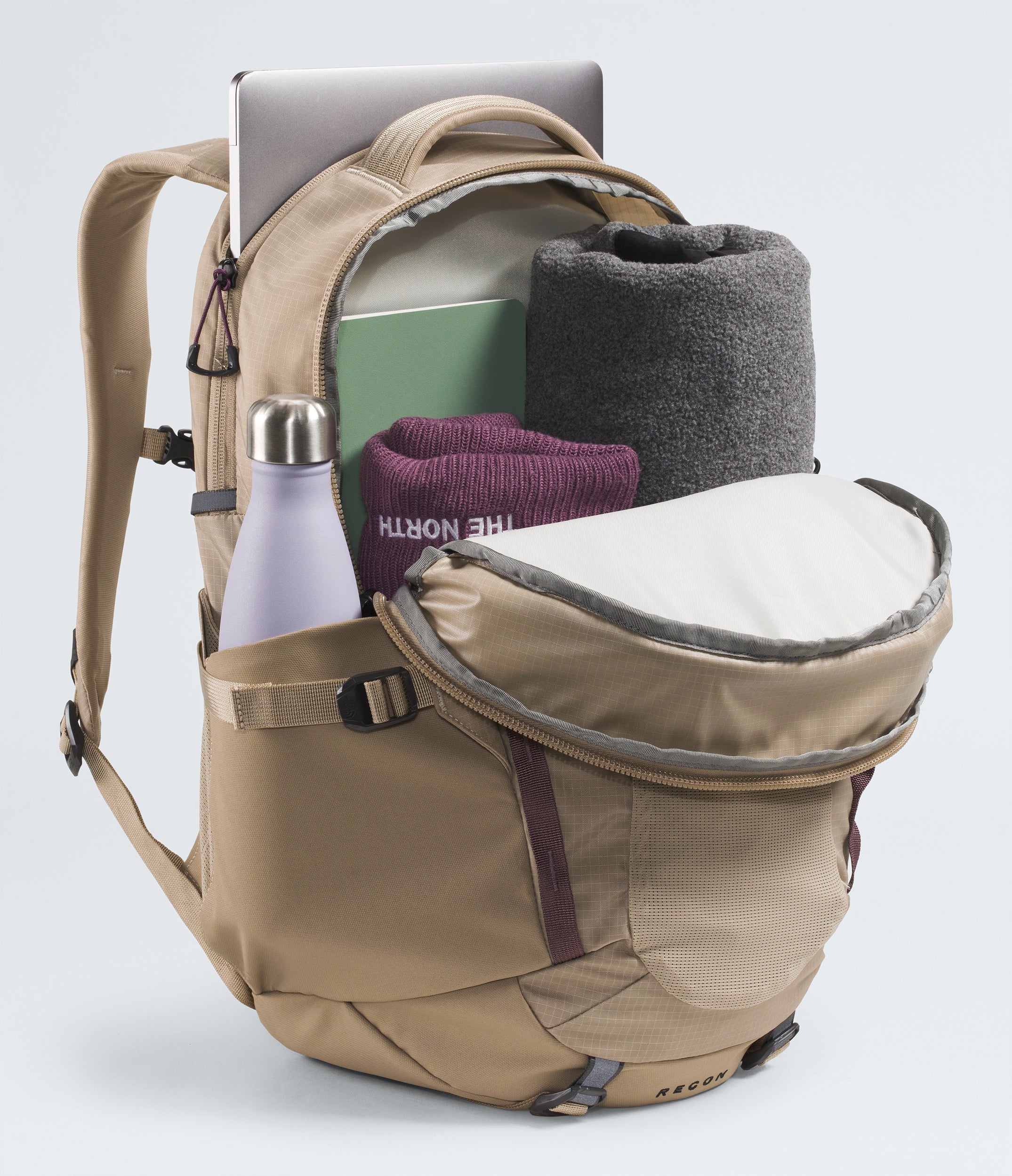 Women's The North Face Recon Backpack Mushroom Grey