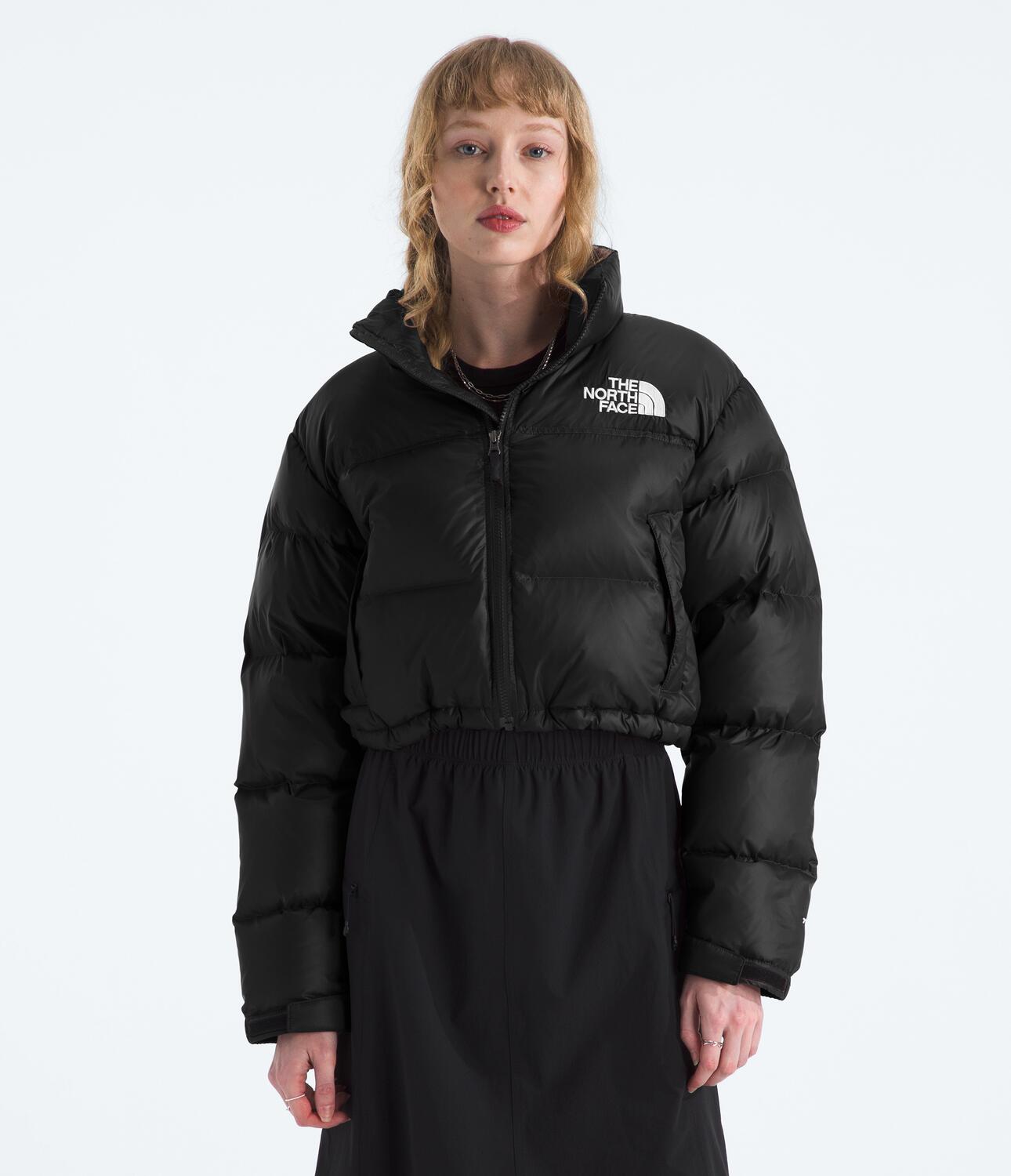 Women's The North Face Nuptse Short Jacket Black | Chicago City Sports