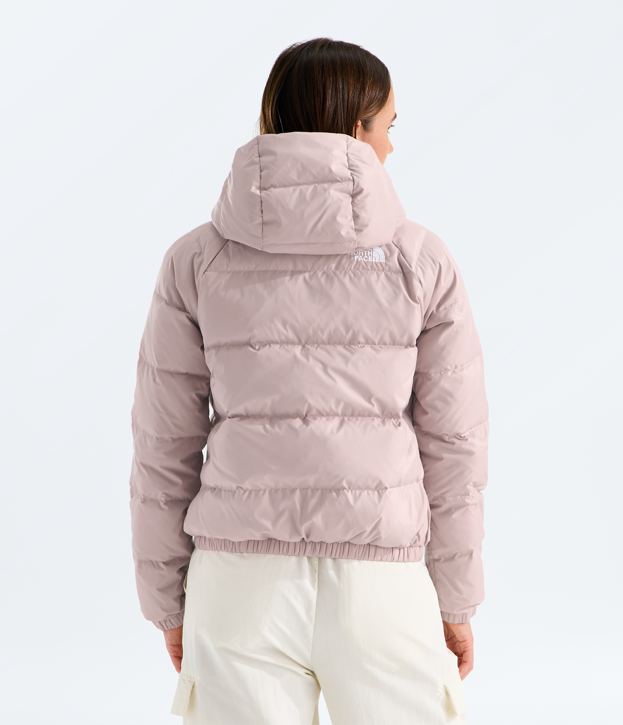 Women's The North Face Hydrenalite Down Hoodie Jacket Metal Pink