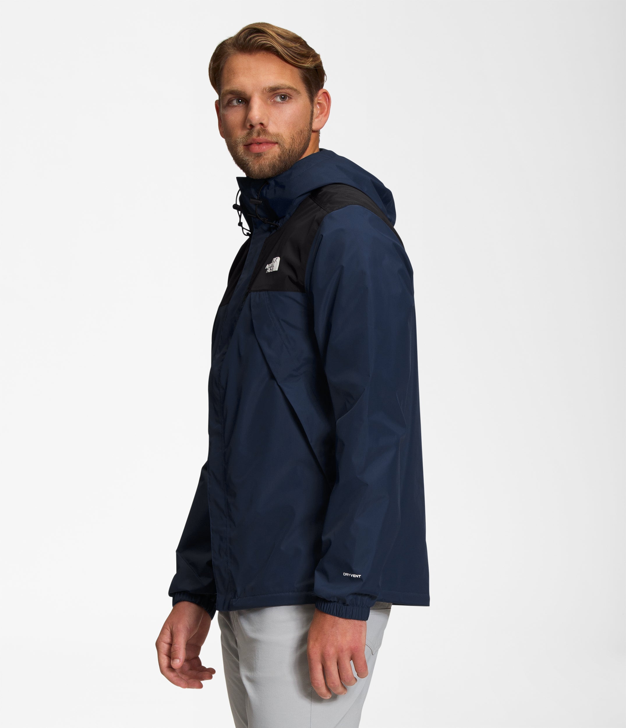 Men's The North Face Antora Jacket Summit Navy / TNF Black