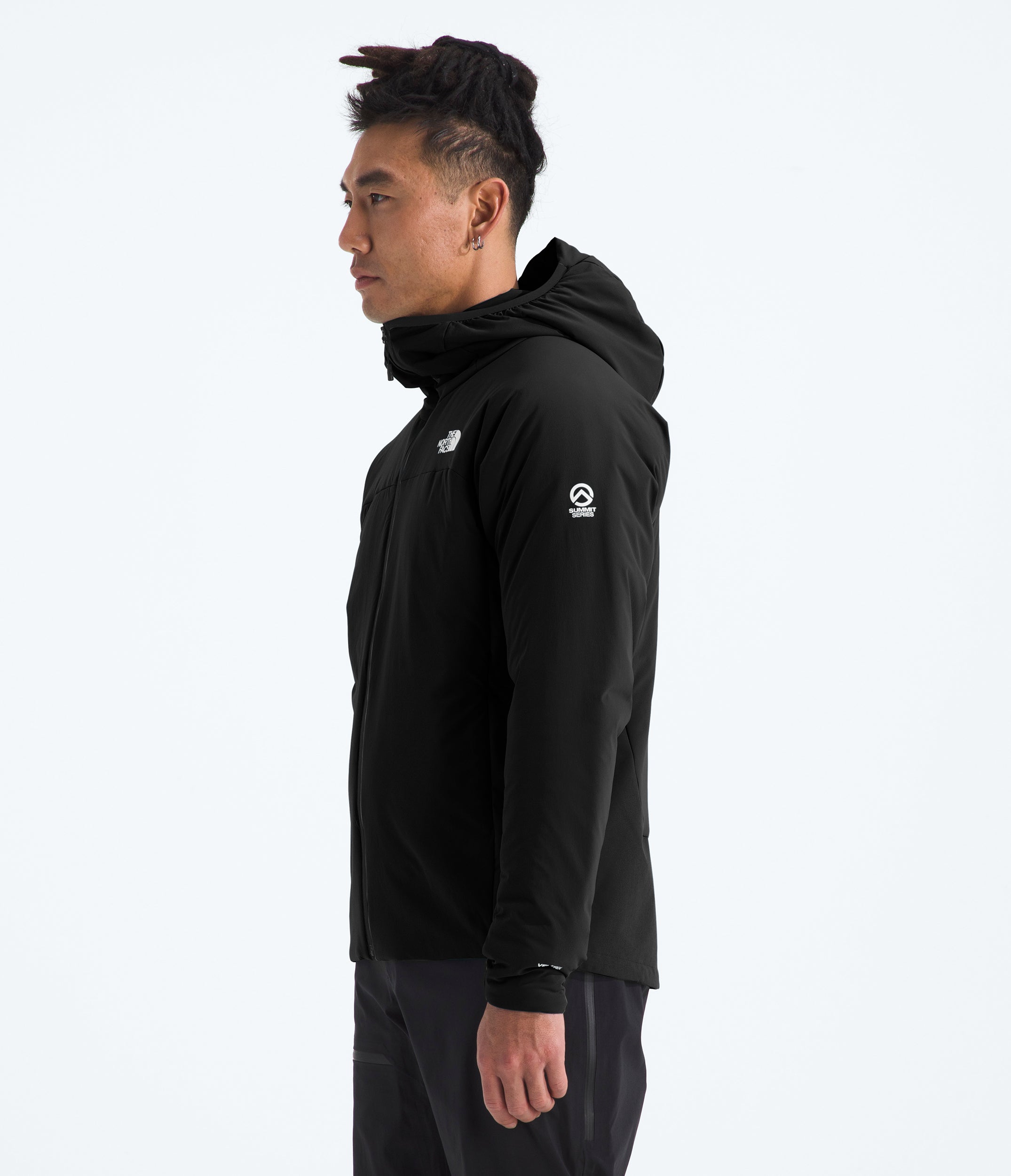 TNF Summit Series Casaval Hybrid Hoodie Black | Chicago City Sports