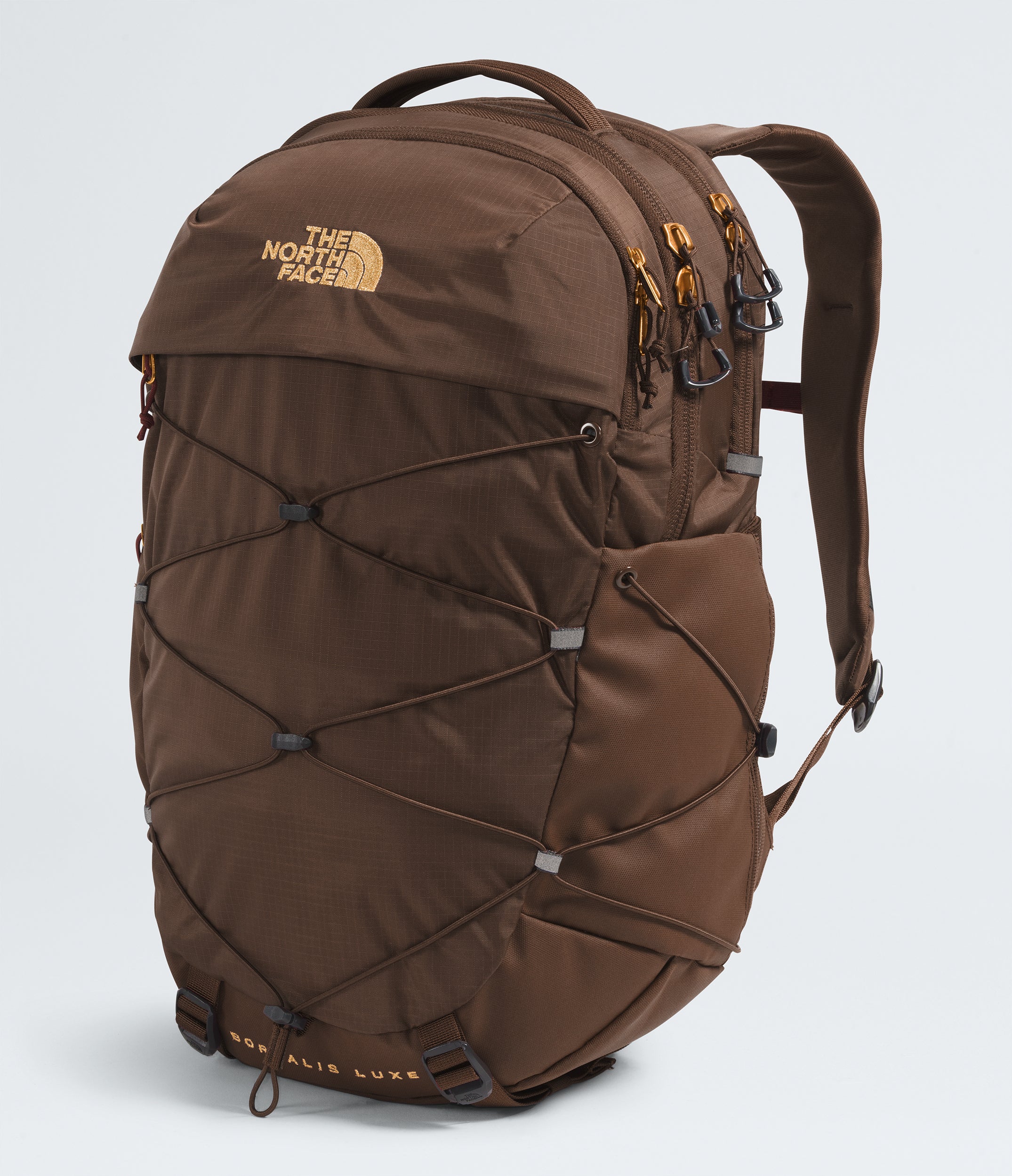 Women's The North Face Borealis Luxe Backpack Smokey Brown / Gold Metallic
