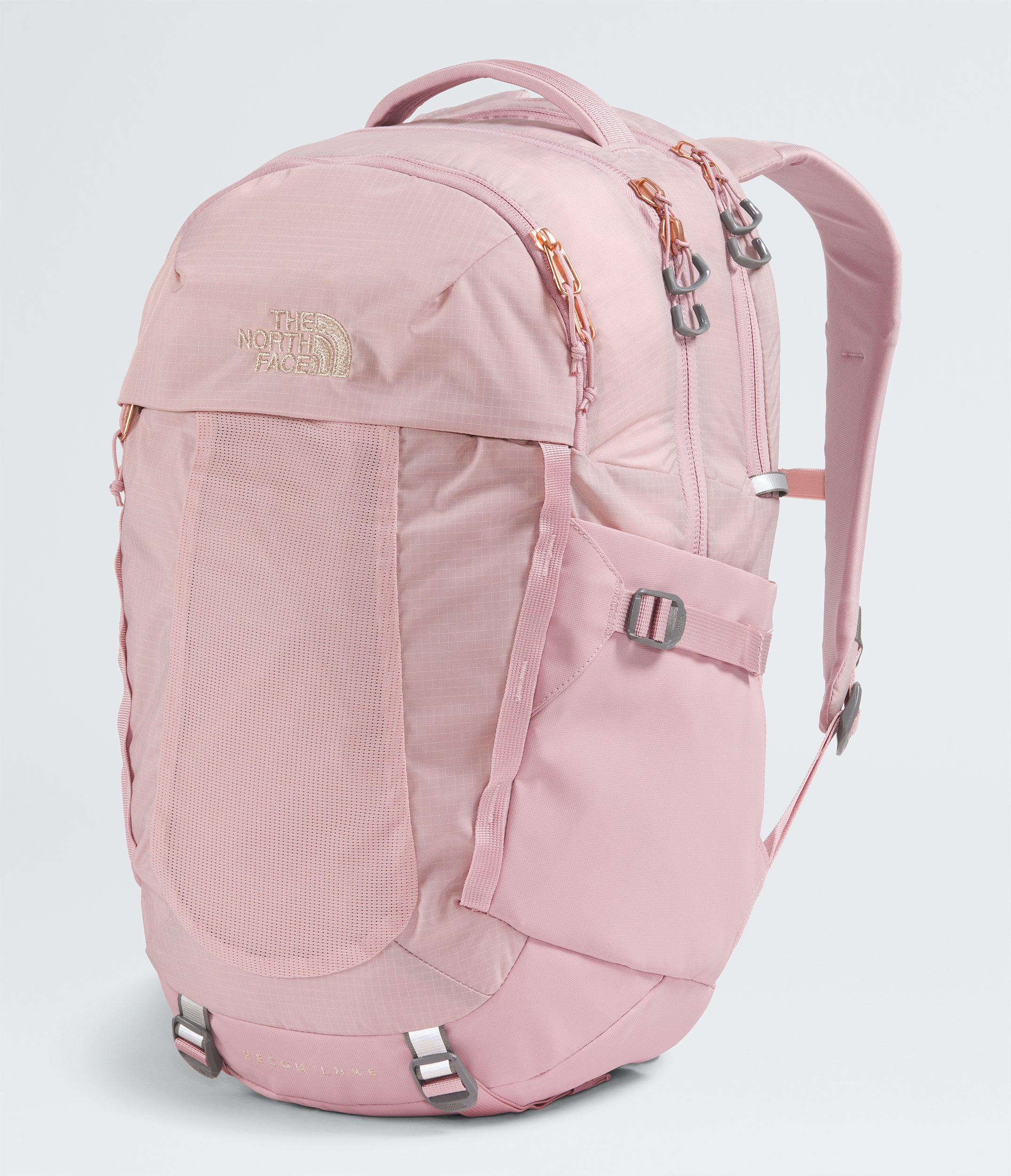 Women's The North Face Recon Luxe Backpack Metal Pink / Burnt Coral Metallic