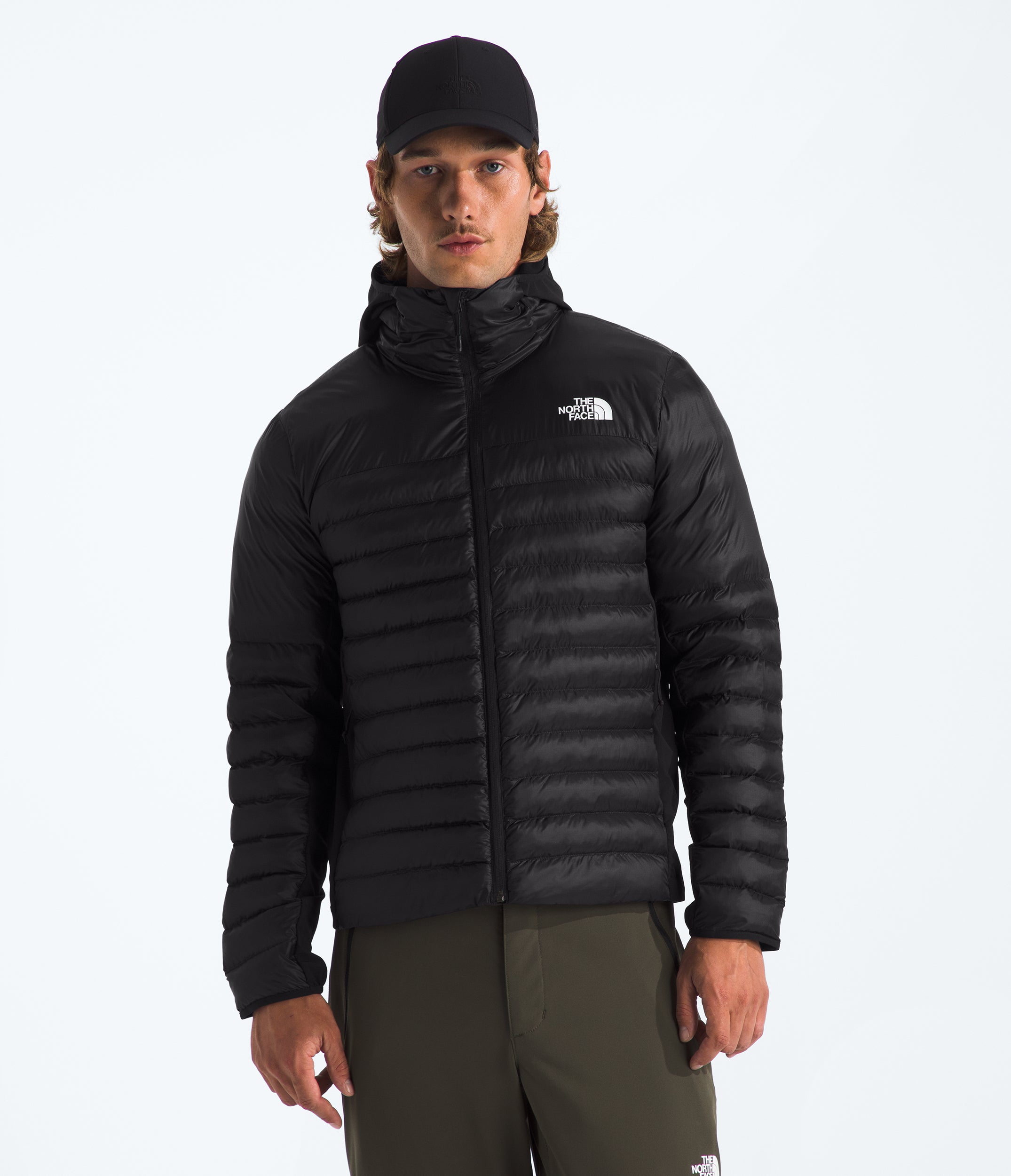 Men's The North Face Terra Peak Hybrid Hoodie Jacket Black