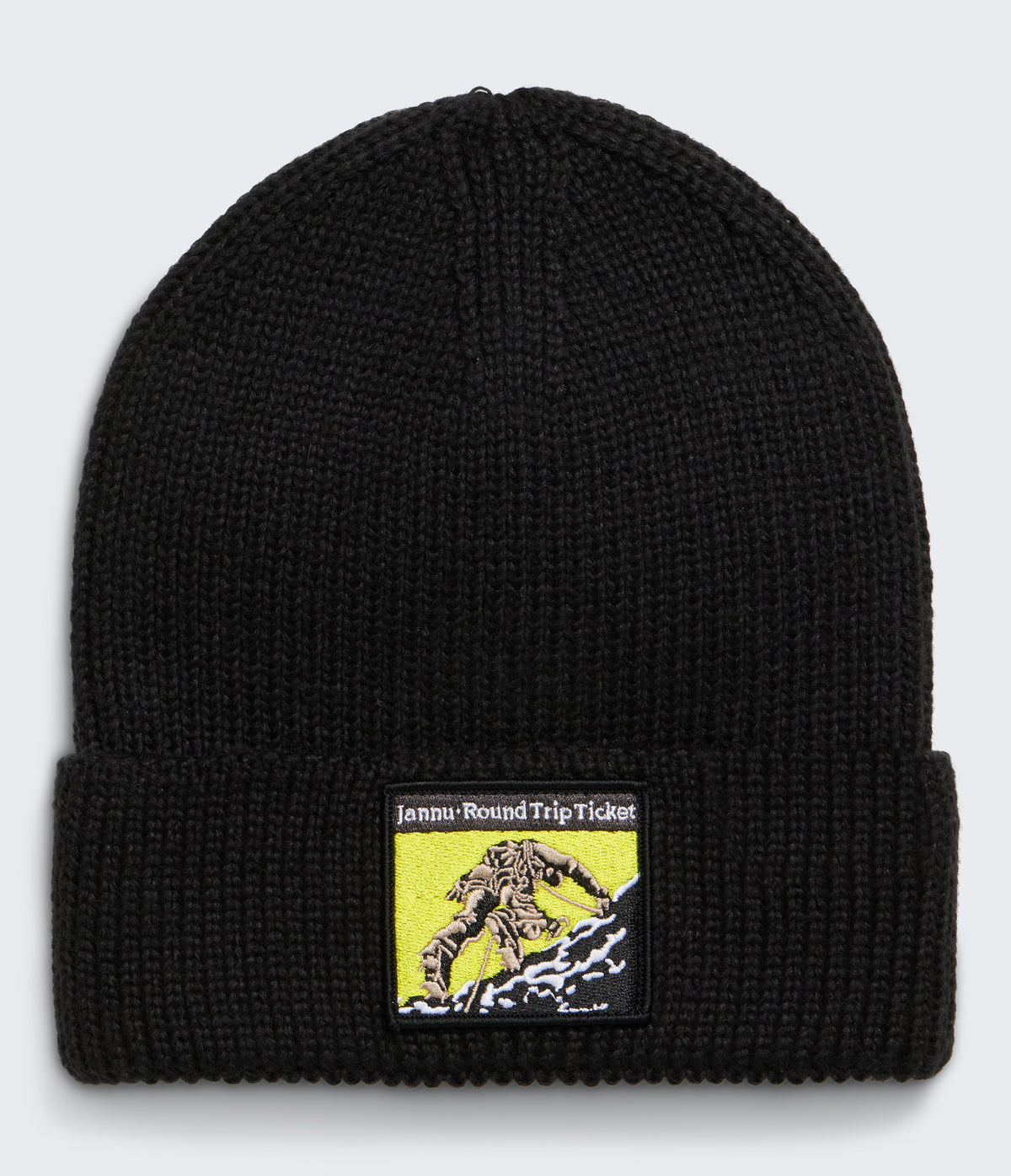 The North Face Logo Box Cuffed Beanie Black