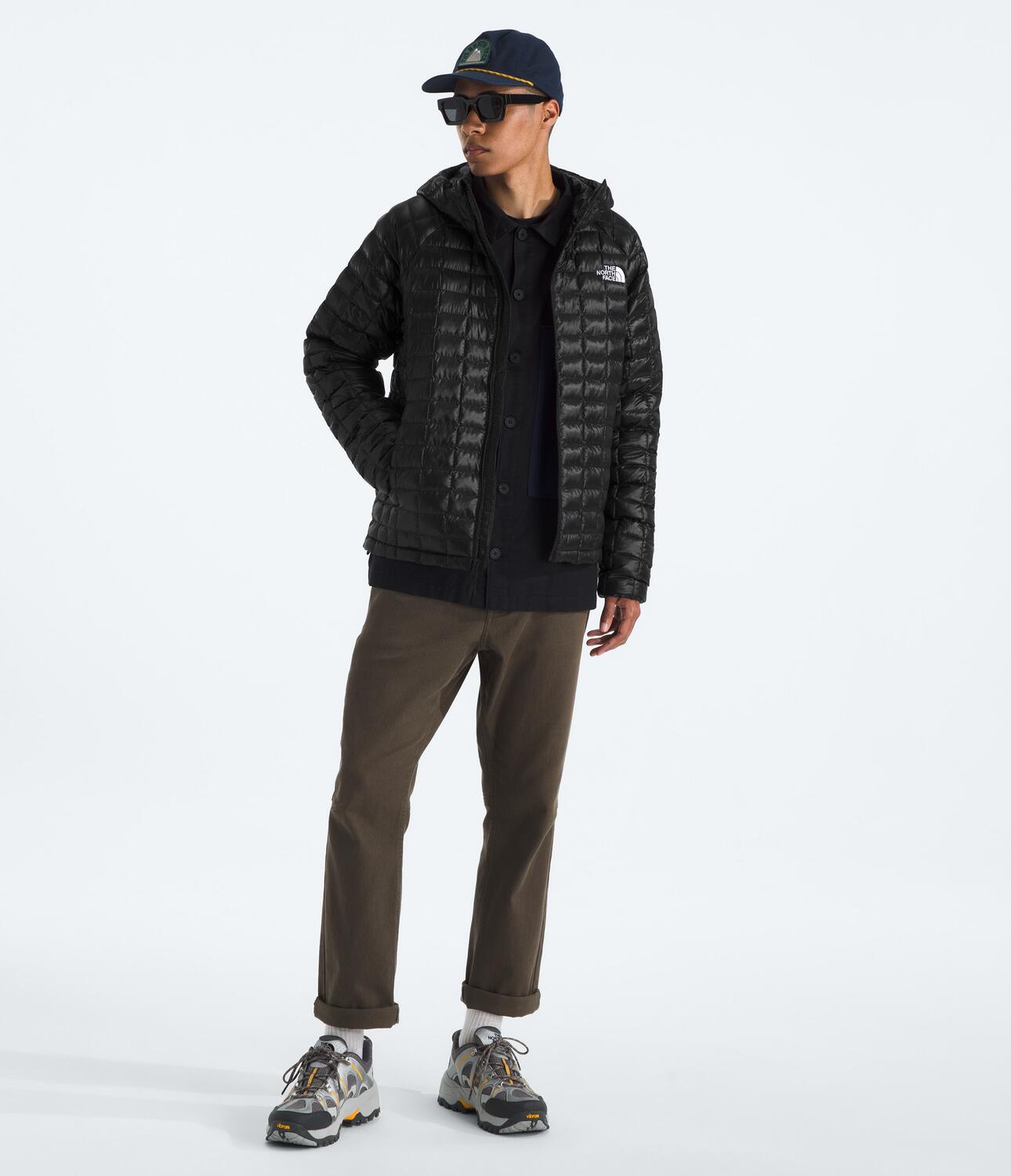 Men's North Face Thermoball Hooded Jacket Black | Chicago City Sports