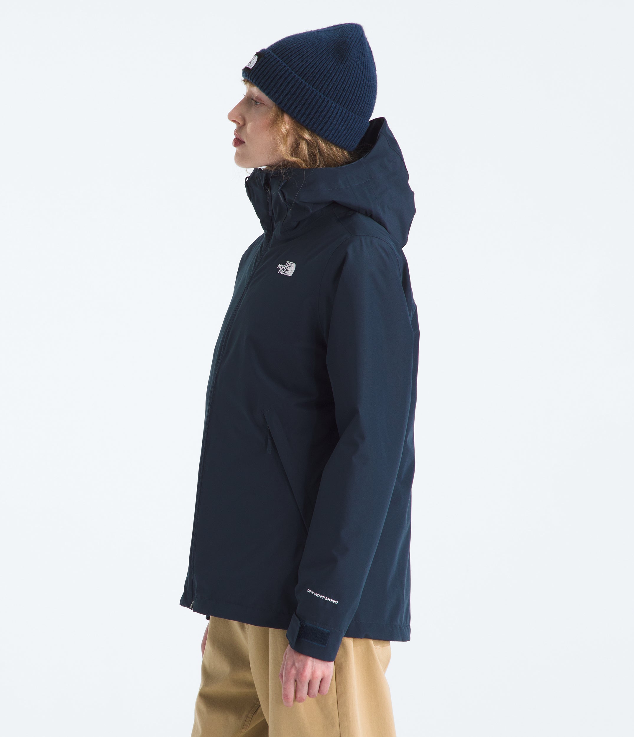 Women's The North Face Carto Mono Triclimate Hooded Jacket Summit Navy