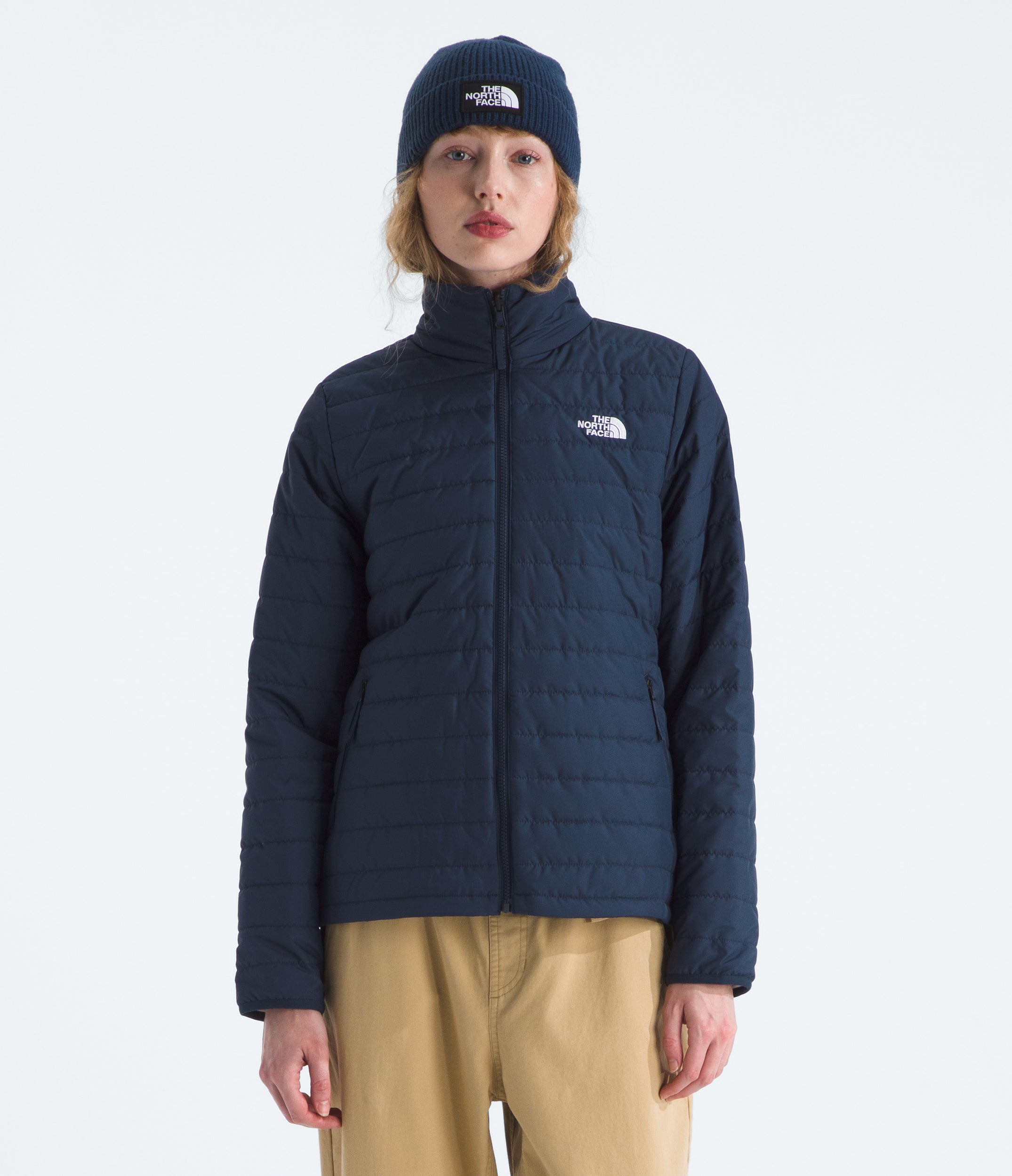 Women's The North Face Carto Mono Triclimate Hooded Jacket Summit Navy