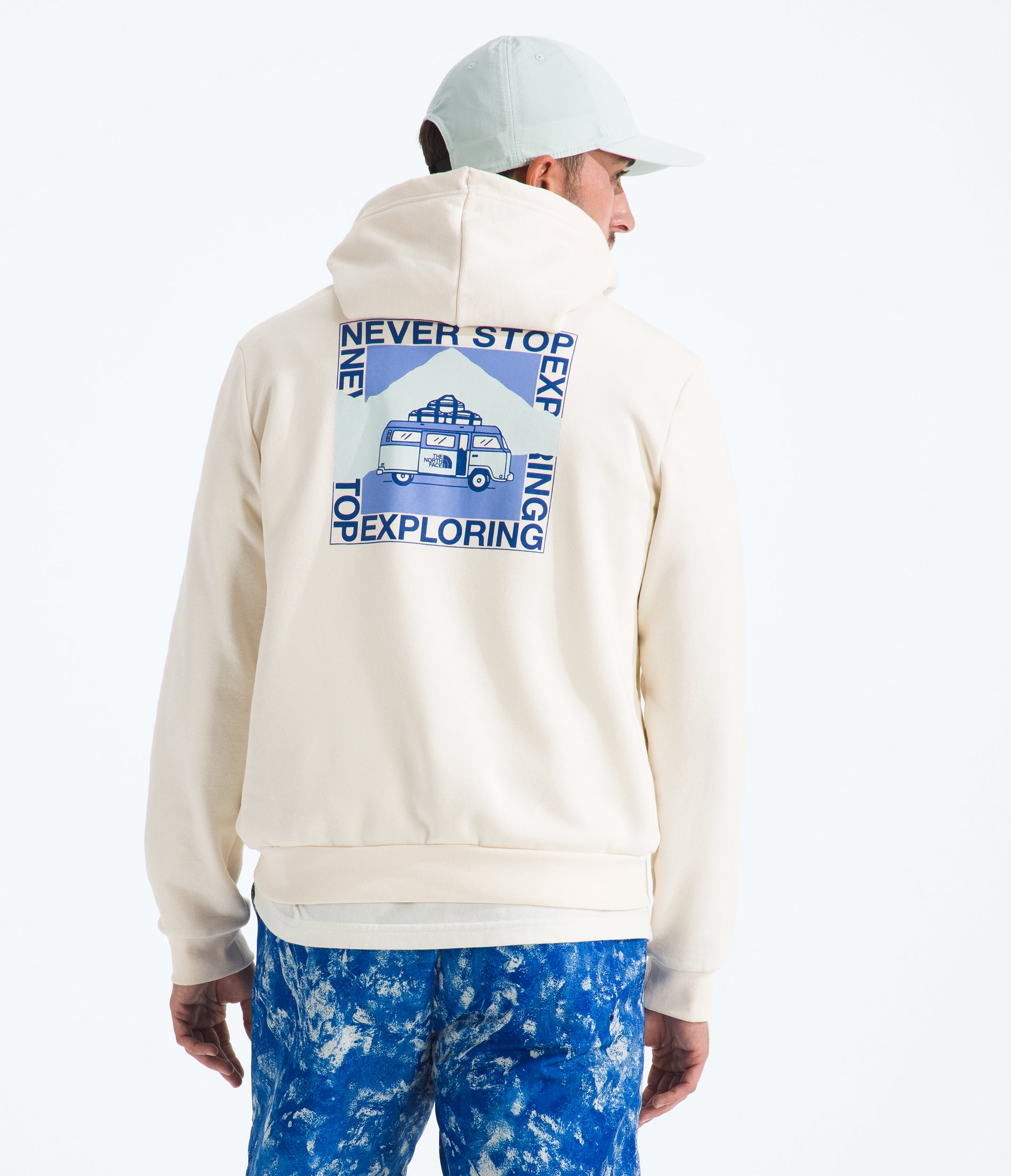 Men's The North Face Box Escape the City Hoodie White Dune