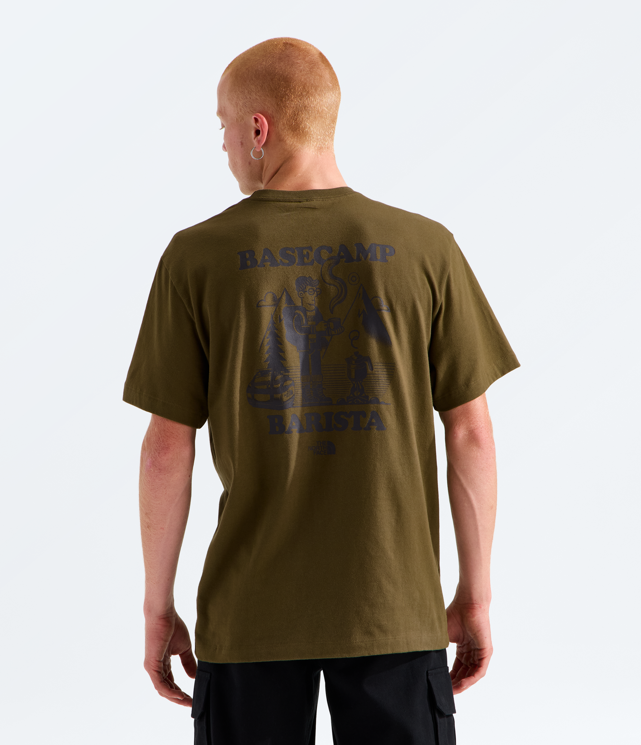 Unisex The North Face Basecamp Barista Relaxed Short-Sleeve Tee Caraway Seed
