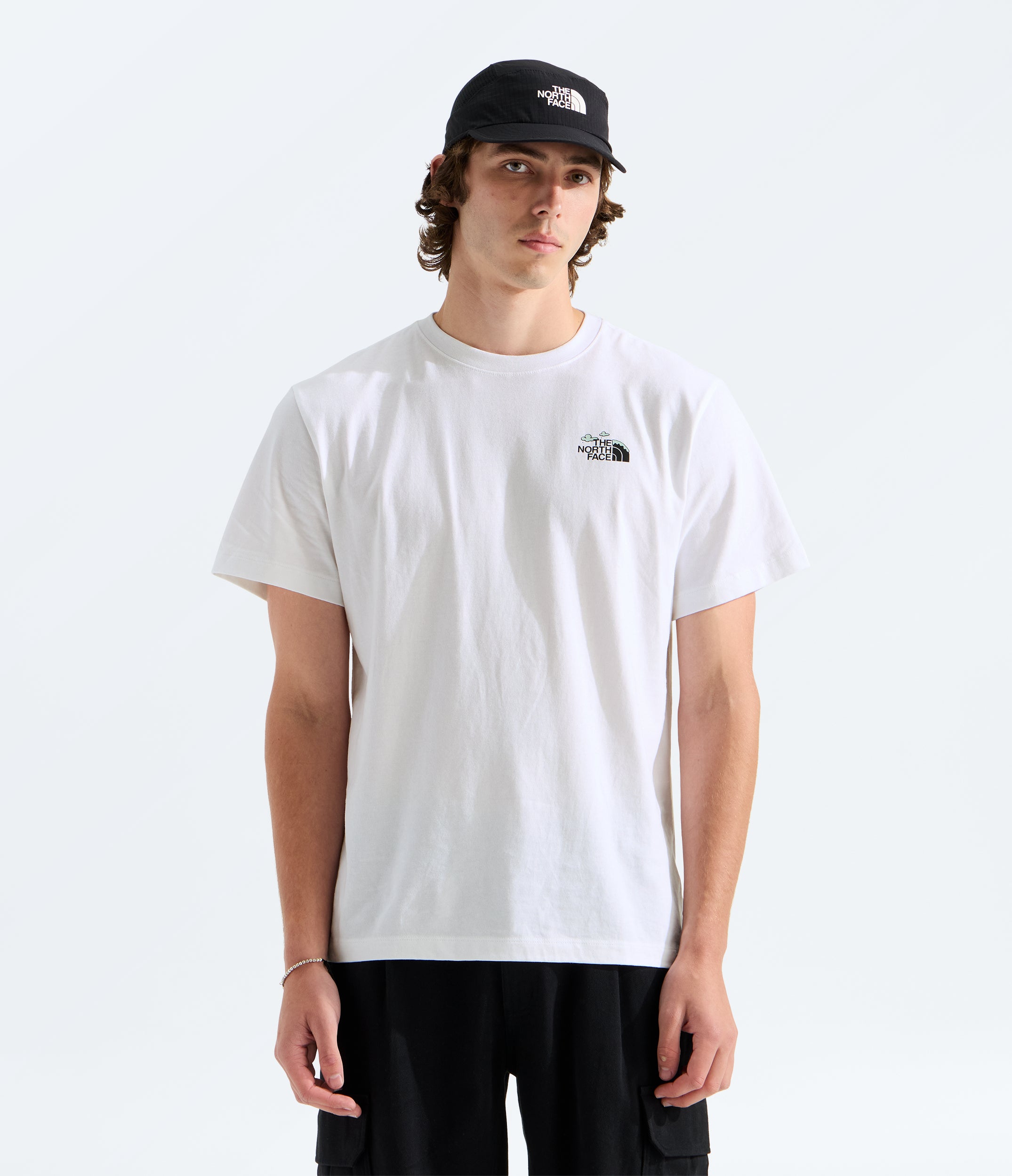 Unisex The North Face Nat High Society Relaxed Short-Sleeve Tee White