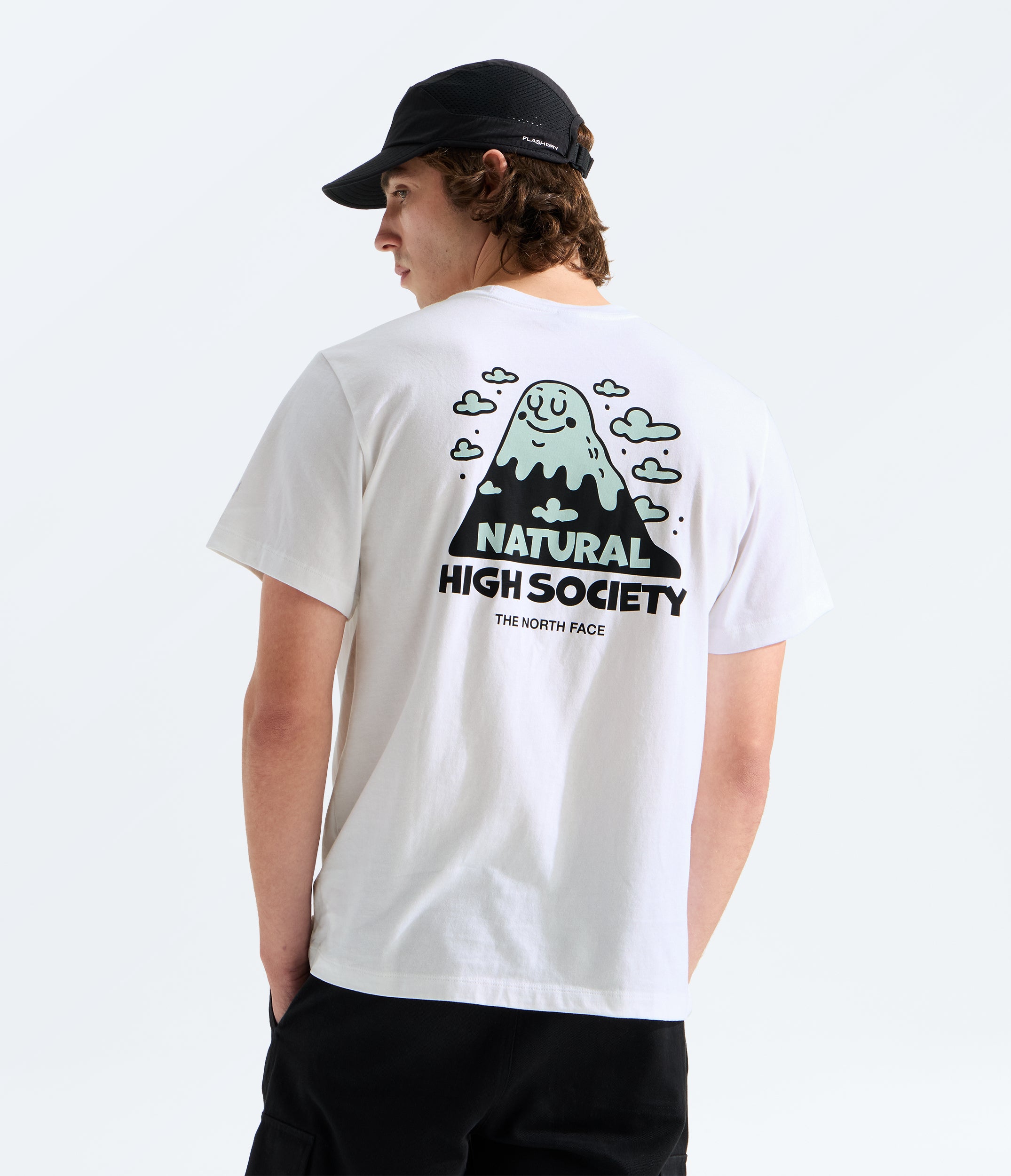 Unisex The North Face Nat High Society Relaxed Short-Sleeve Tee White