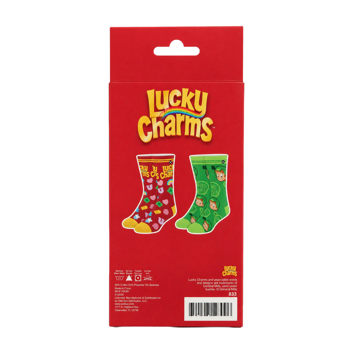 Men’s Odd Sox Oddmart Lucky Charms Crew Socks 2-Pack