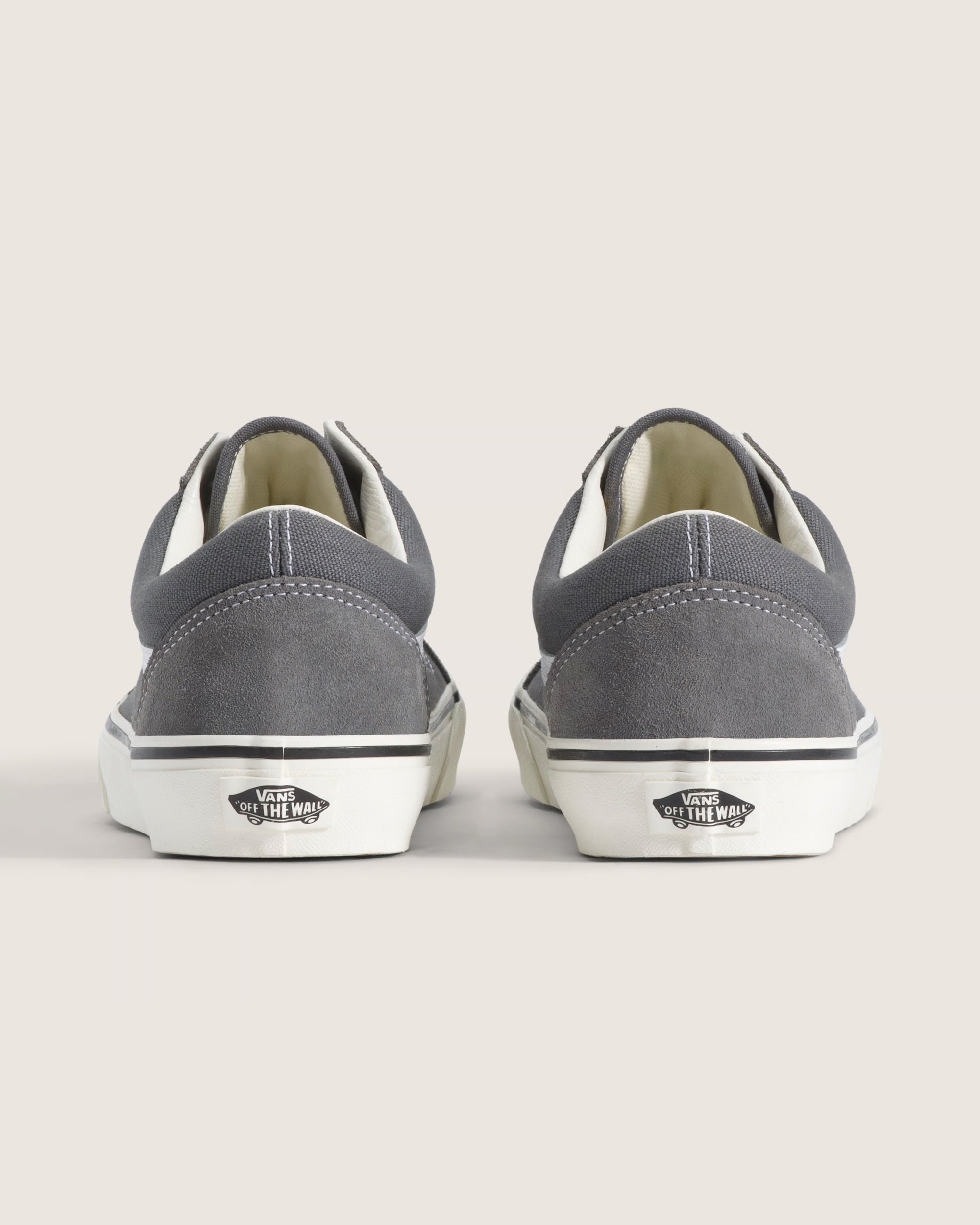 Men's Vans Old Skool Duck Canvas Shoes Pewter Grey